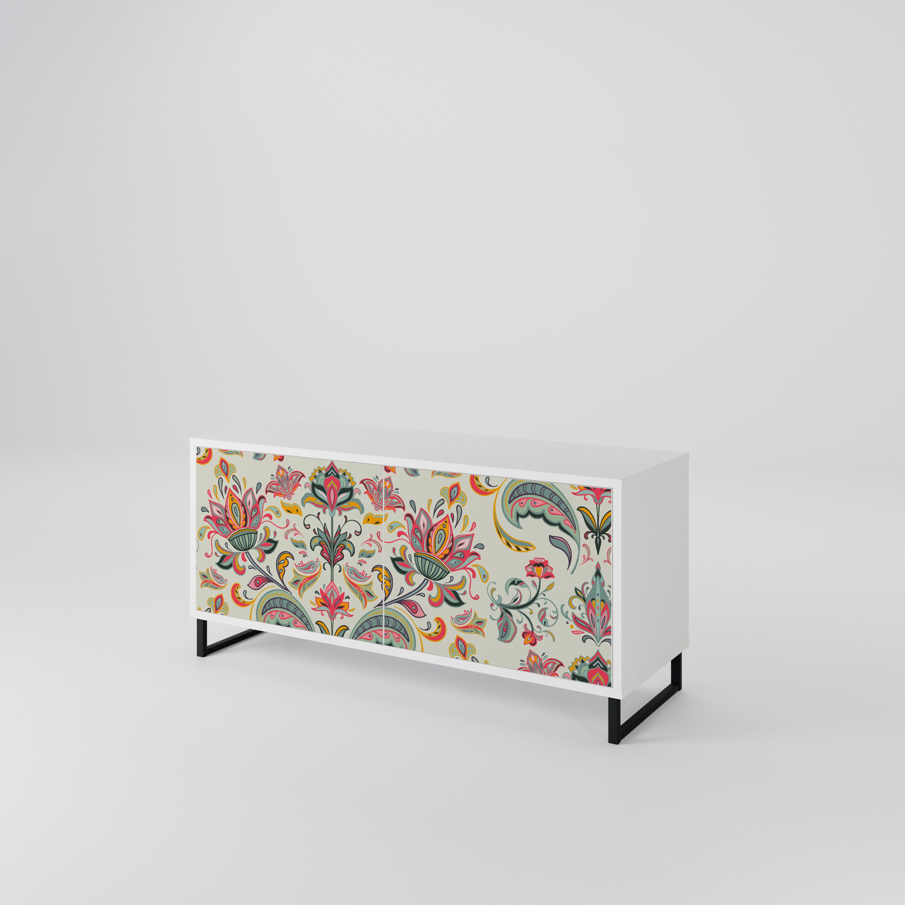 ORGANIC FOLKLORE Compact 2-Door TV Cabinet