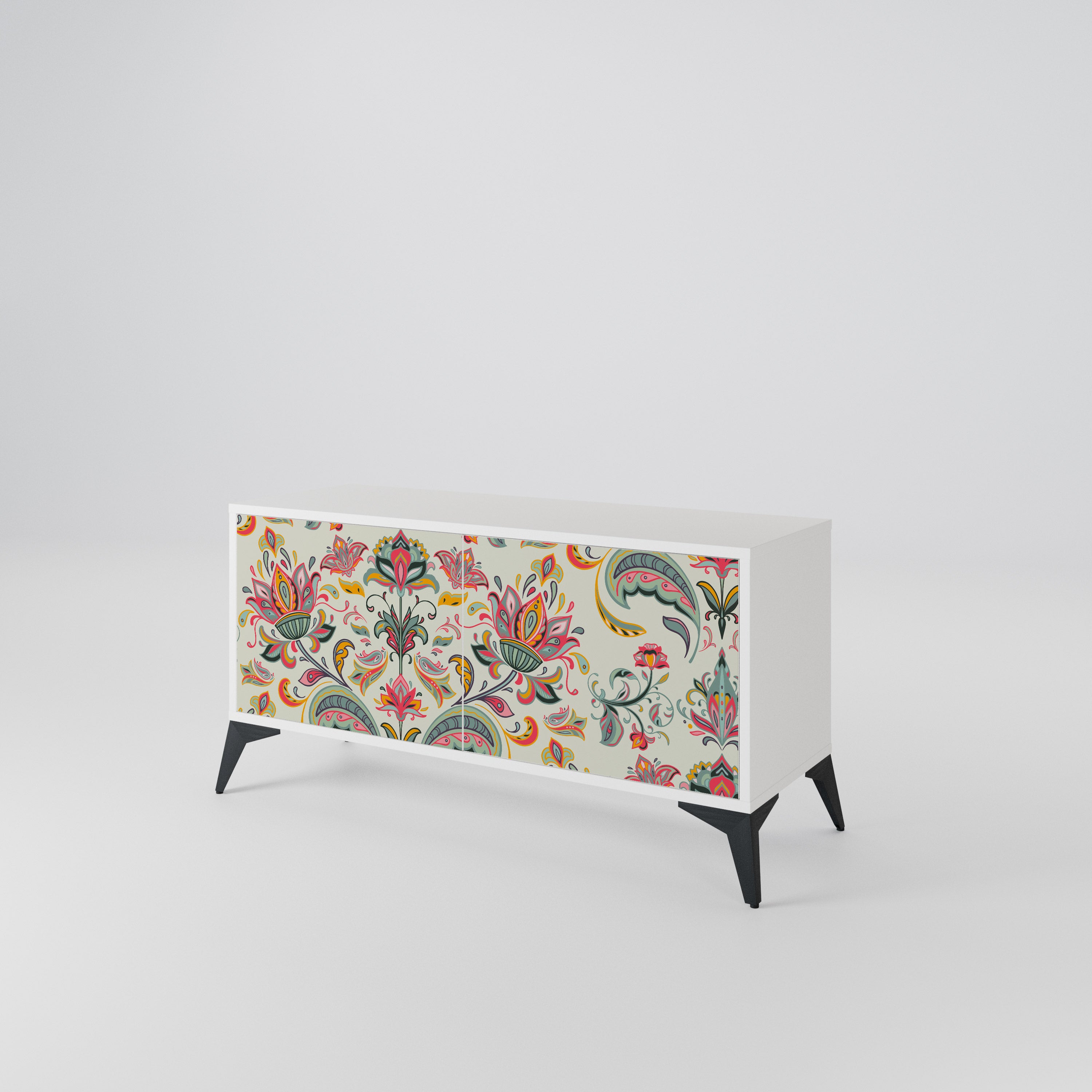 ORGANIC FOLKLORE Compact 2-Door TV Cabinet