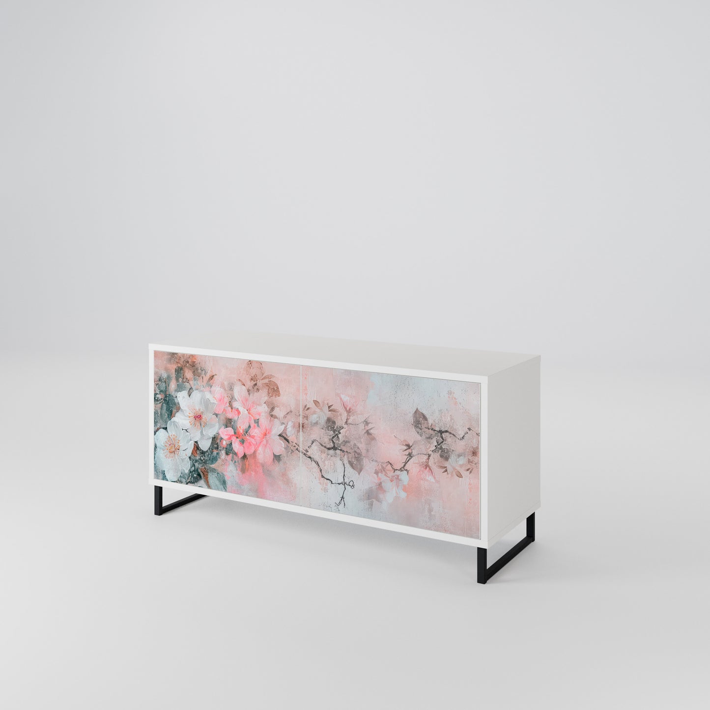 CHERRY BLOSSOM Compact 2-Door TV Cabinet