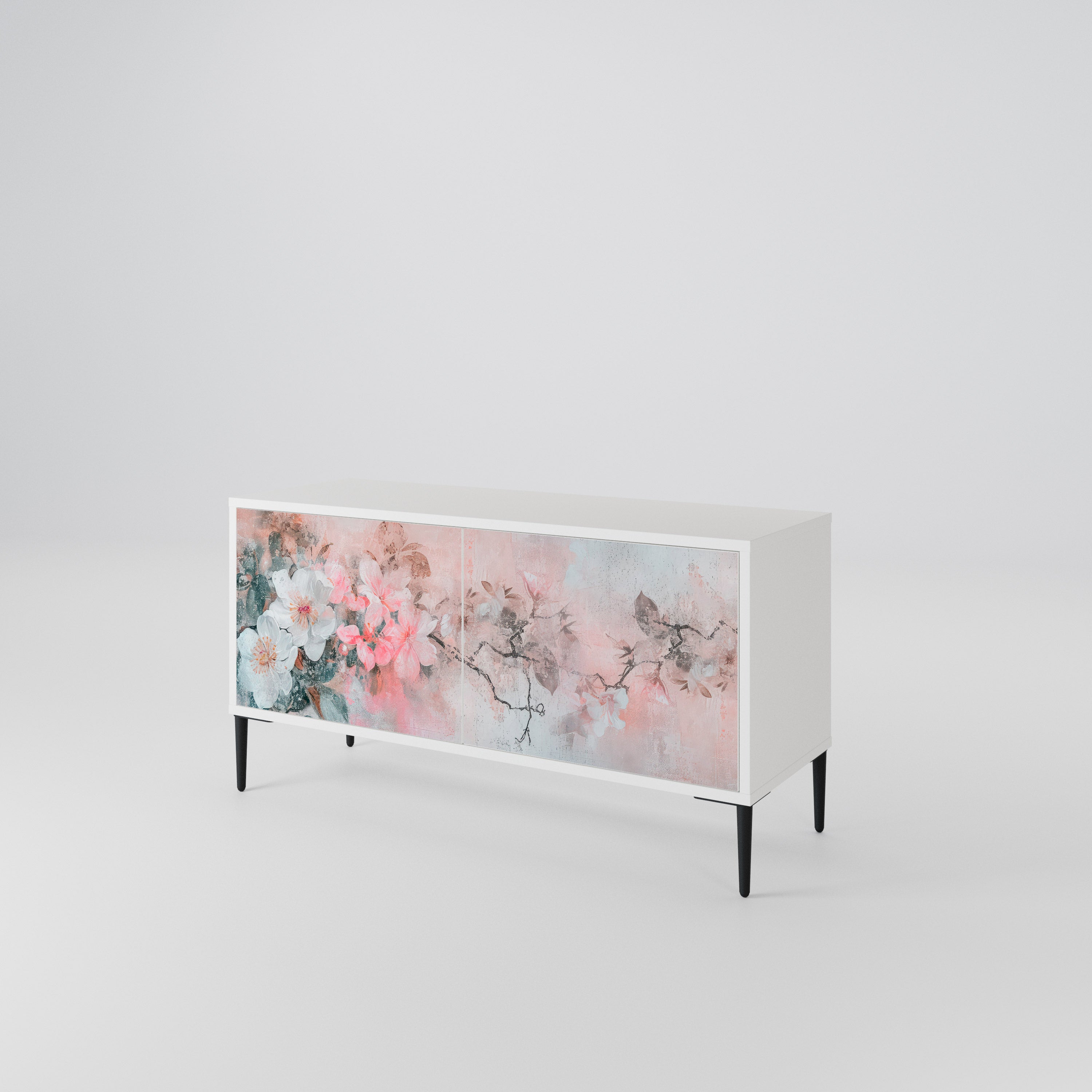 CHERRY BLOSSOM Compact 2-Door TV Cabinet
