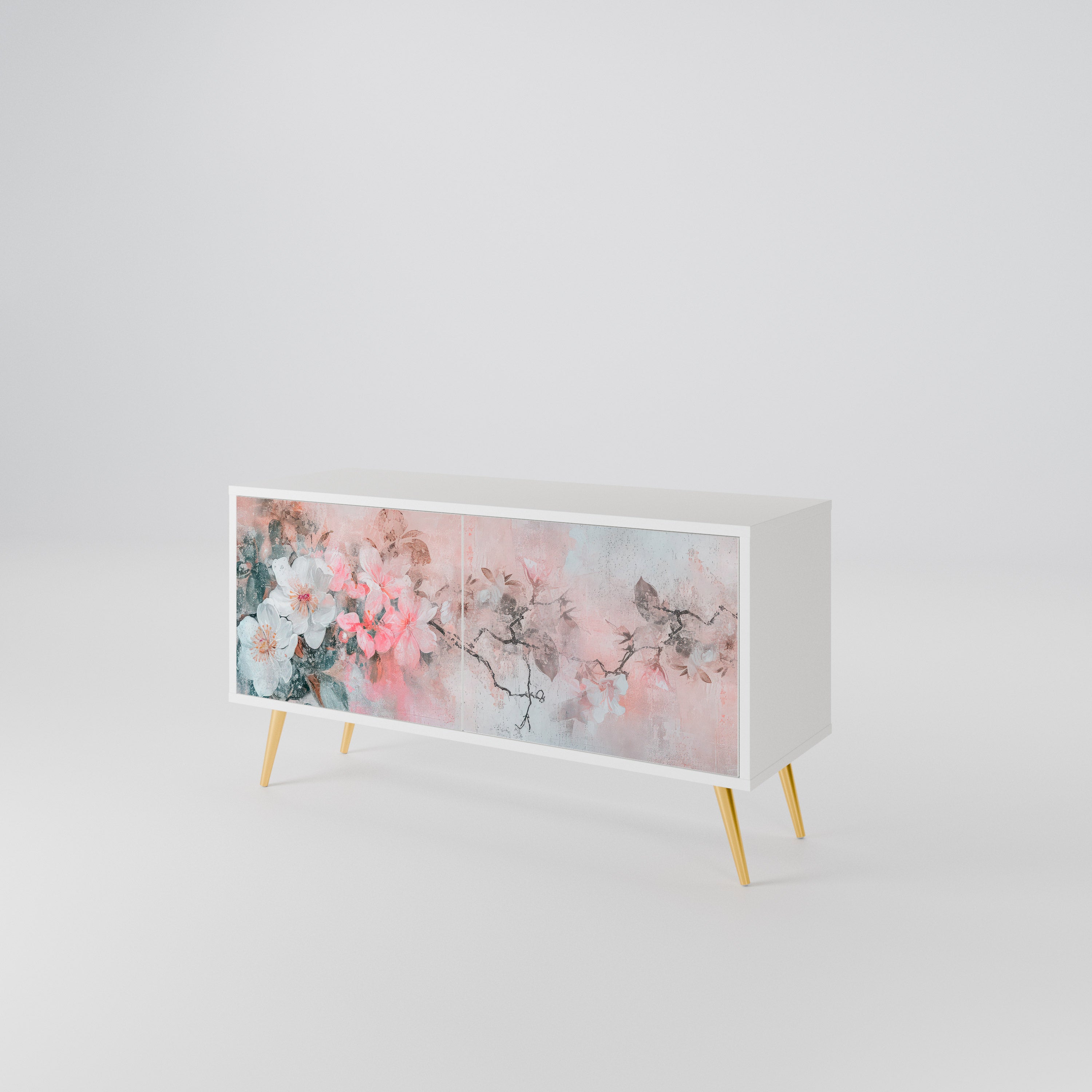 CHERRY BLOSSOM Compact 2-Door TV Cabinet