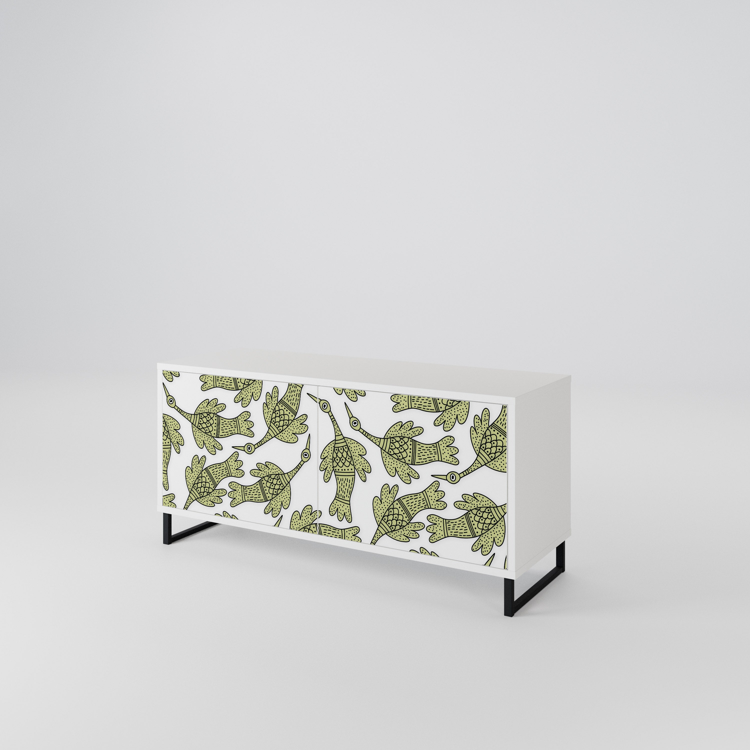 SEEDLING SONGBIRD Compact 2-Door TV Cabinet