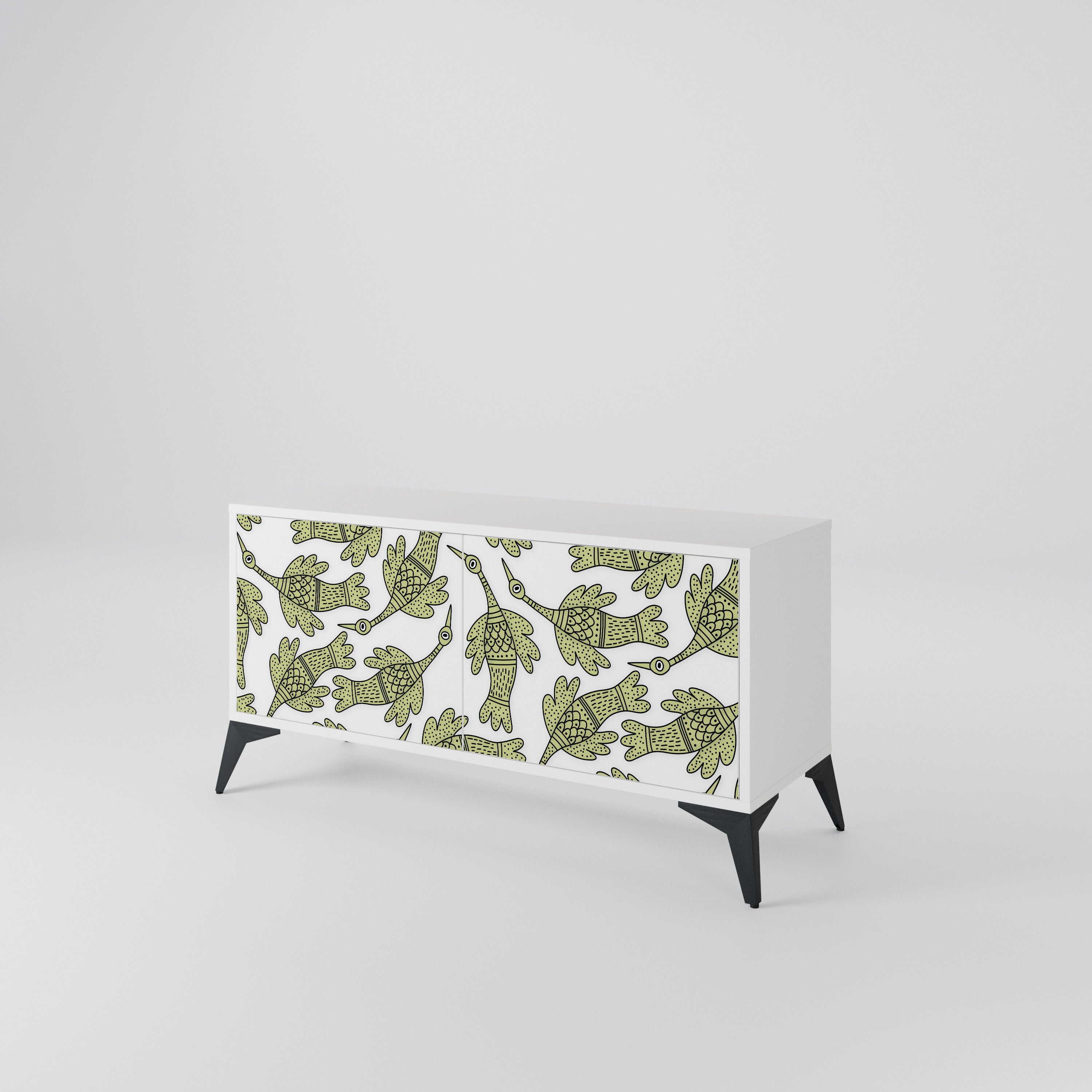 SEEDLING SONGBIRD Compact 2-Door TV Cabinet