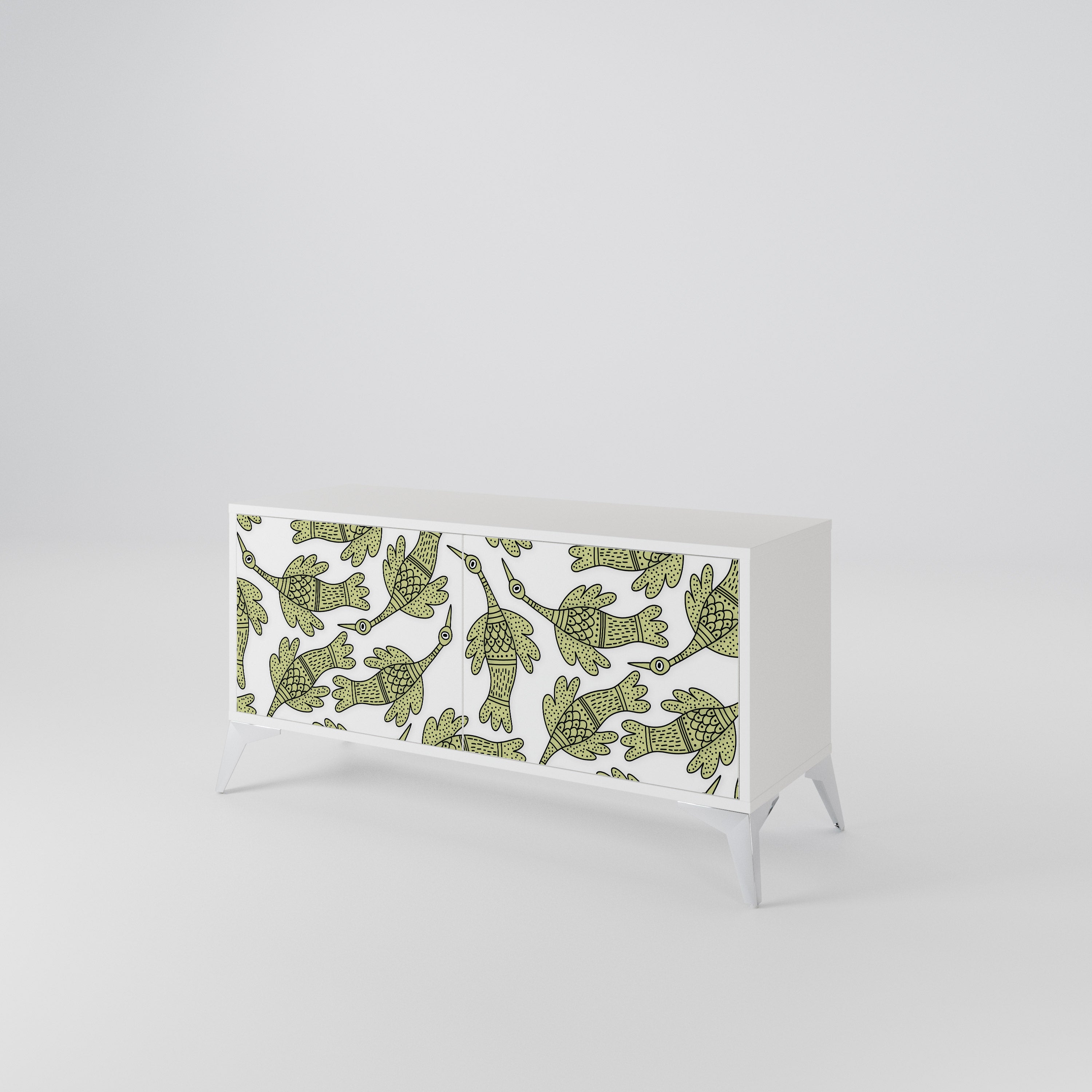 SEEDLING SONGBIRD Compact 2-Door TV Cabinet