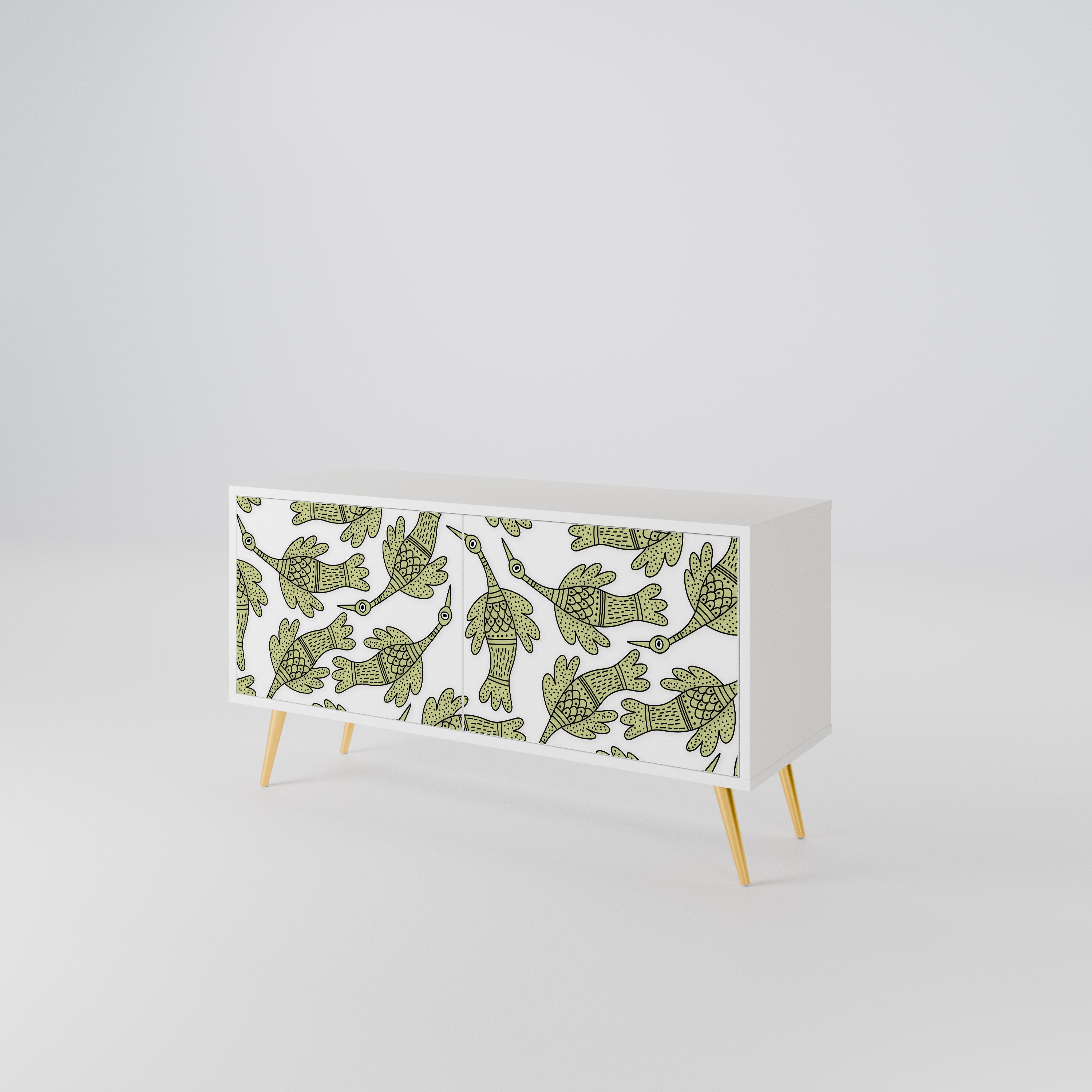 SEEDLING SONGBIRD Compact 2-Door TV Cabinet
