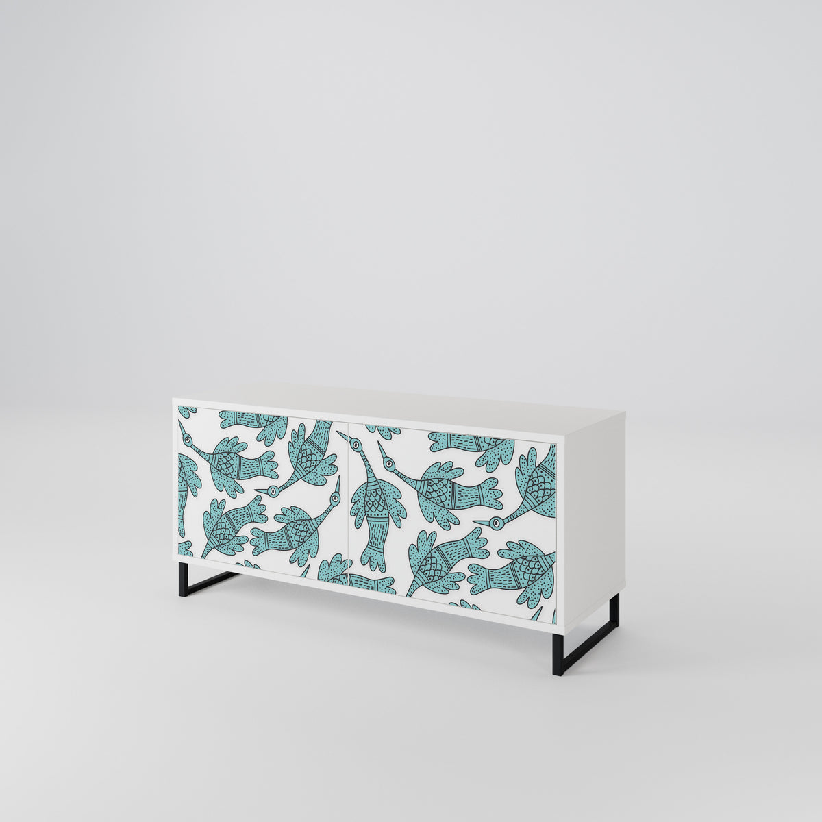 WATERSPOUT SONGIBIRD Compact 2-Door TV Cabinet