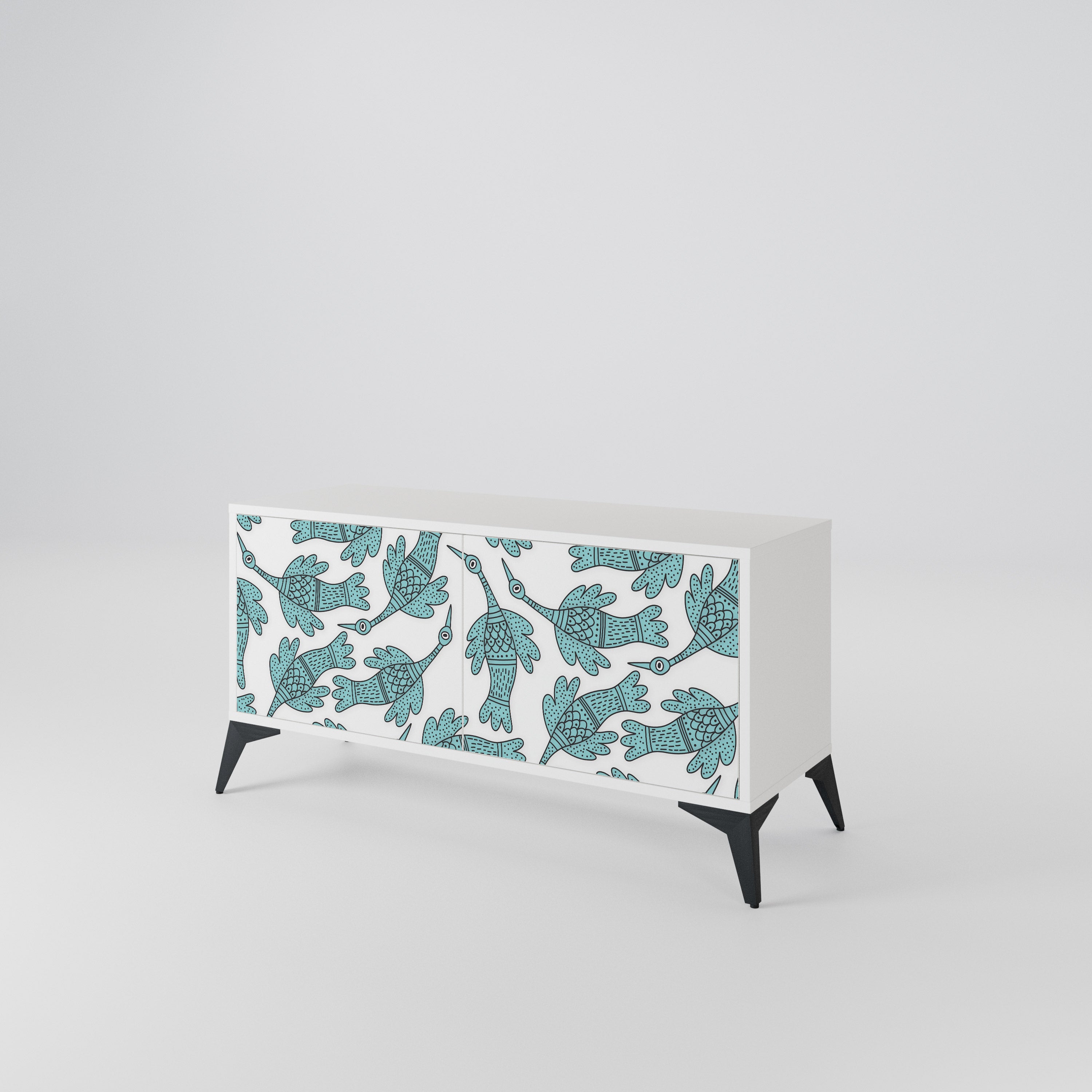 WATERSPOUT SONGIBIRD Compact 2-Door TV Cabinet