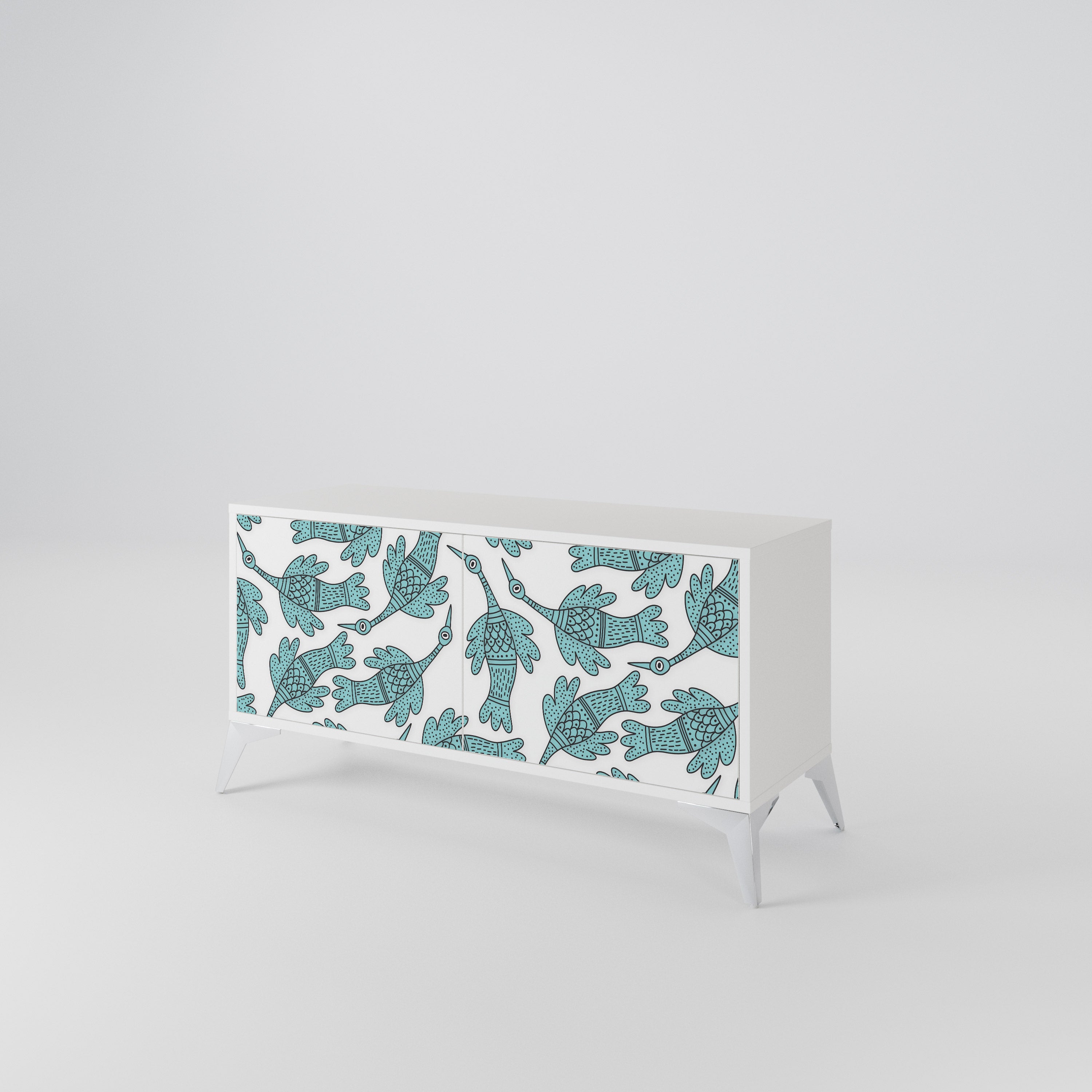 WATERSPOUT SONGIBIRD Compact 2-Door TV Cabinet