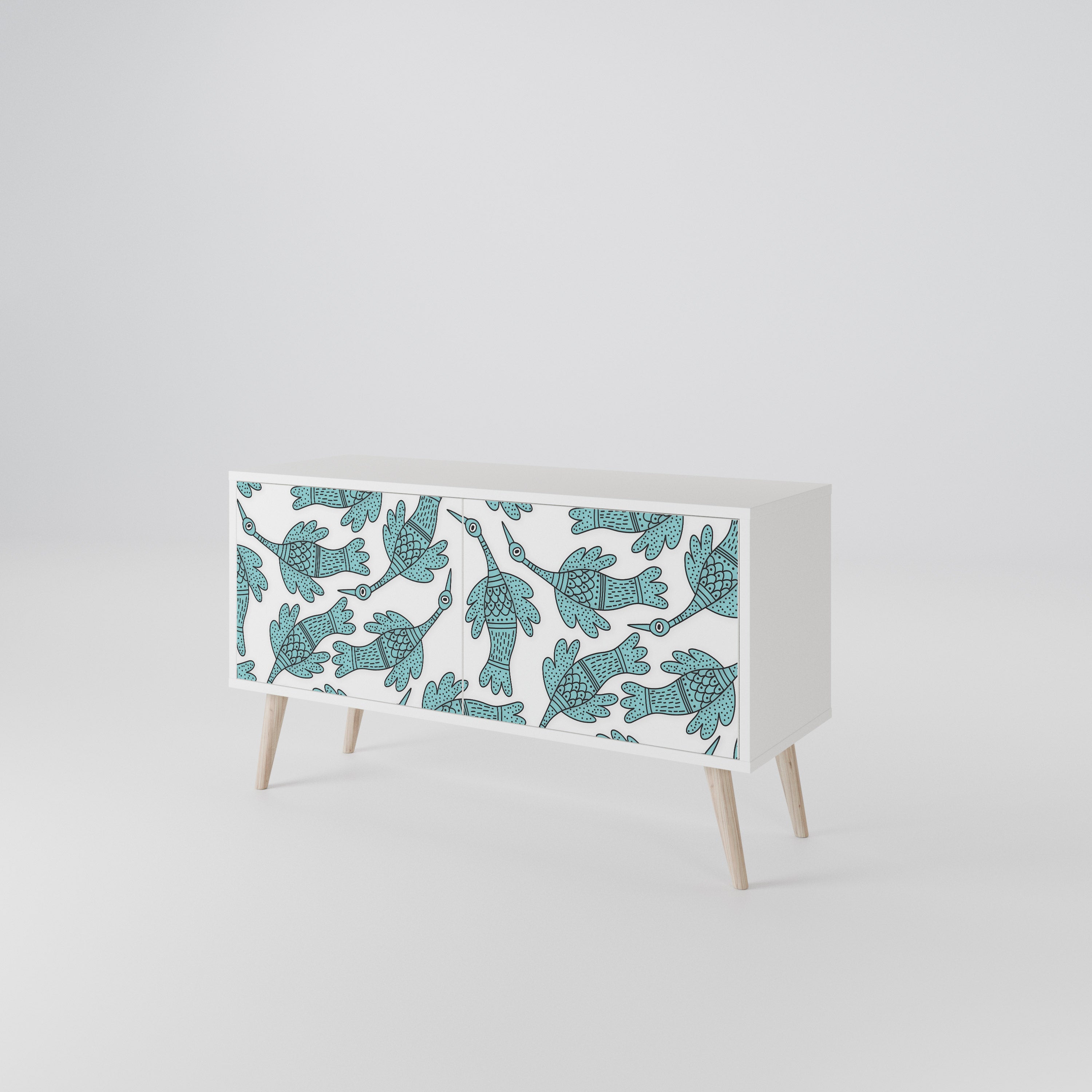 WATERSPOUT SONGIBIRD Compact 2-Door TV Cabinet
