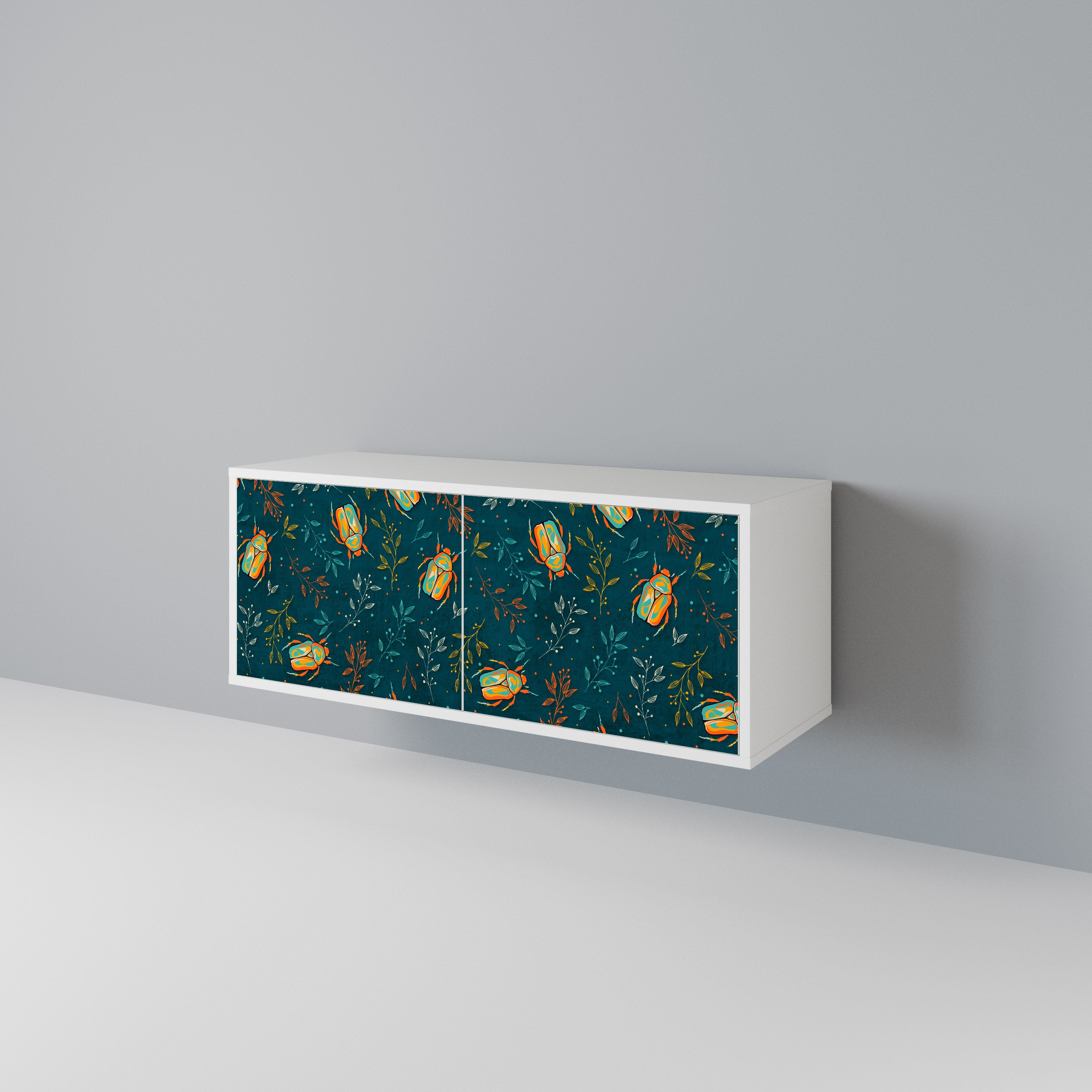AUTUMN INSECTS Compact 2-Door TV Cabinet