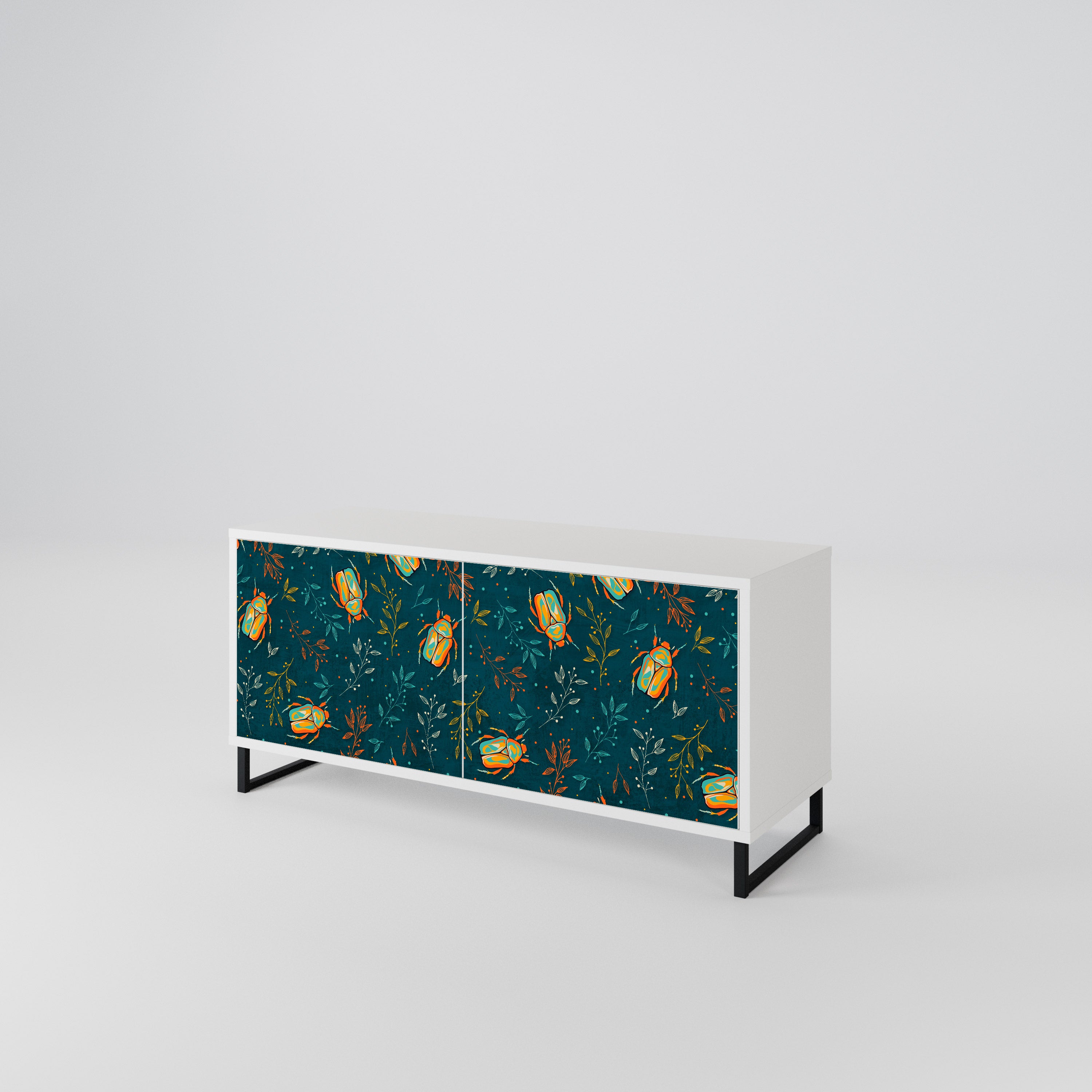 AUTUMN INSECTS Compact 2-Door TV Cabinet