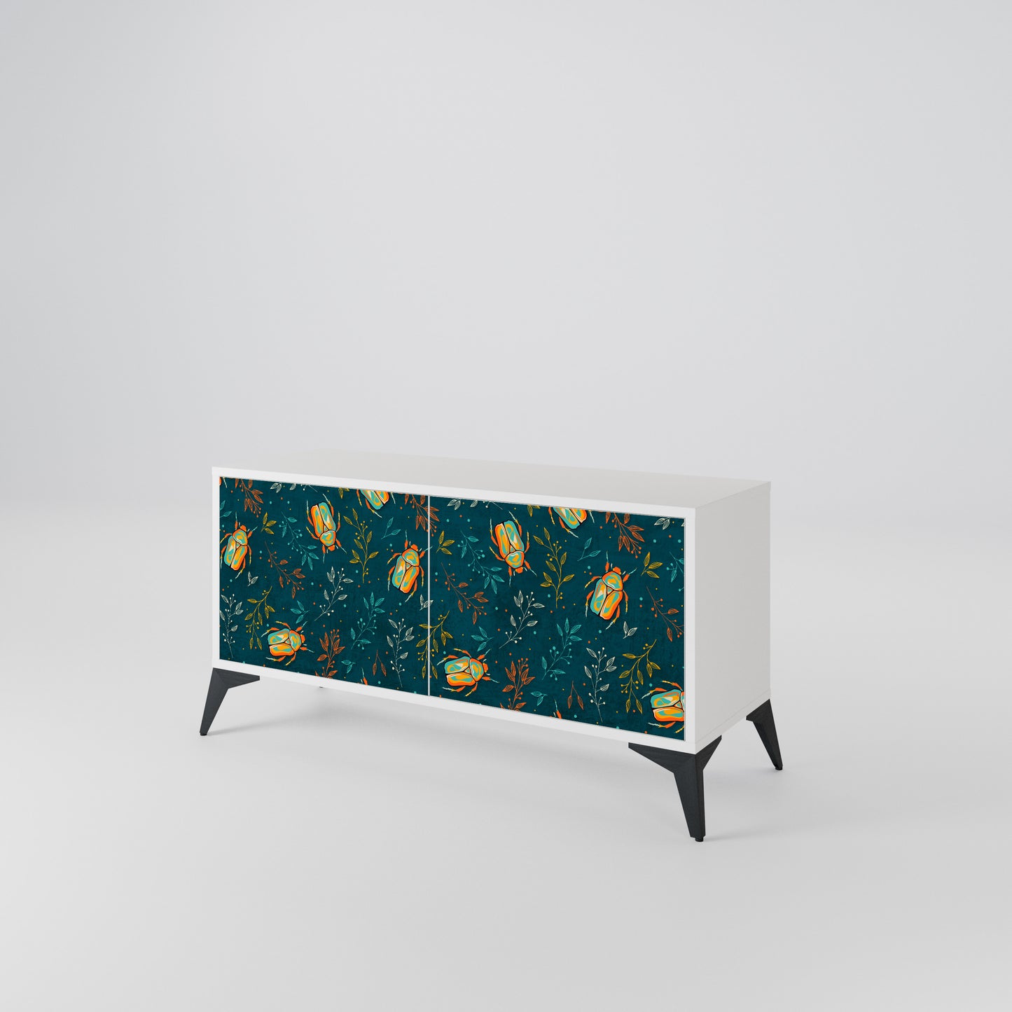 AUTUMN INSECTS Compact 2-Door TV Cabinet