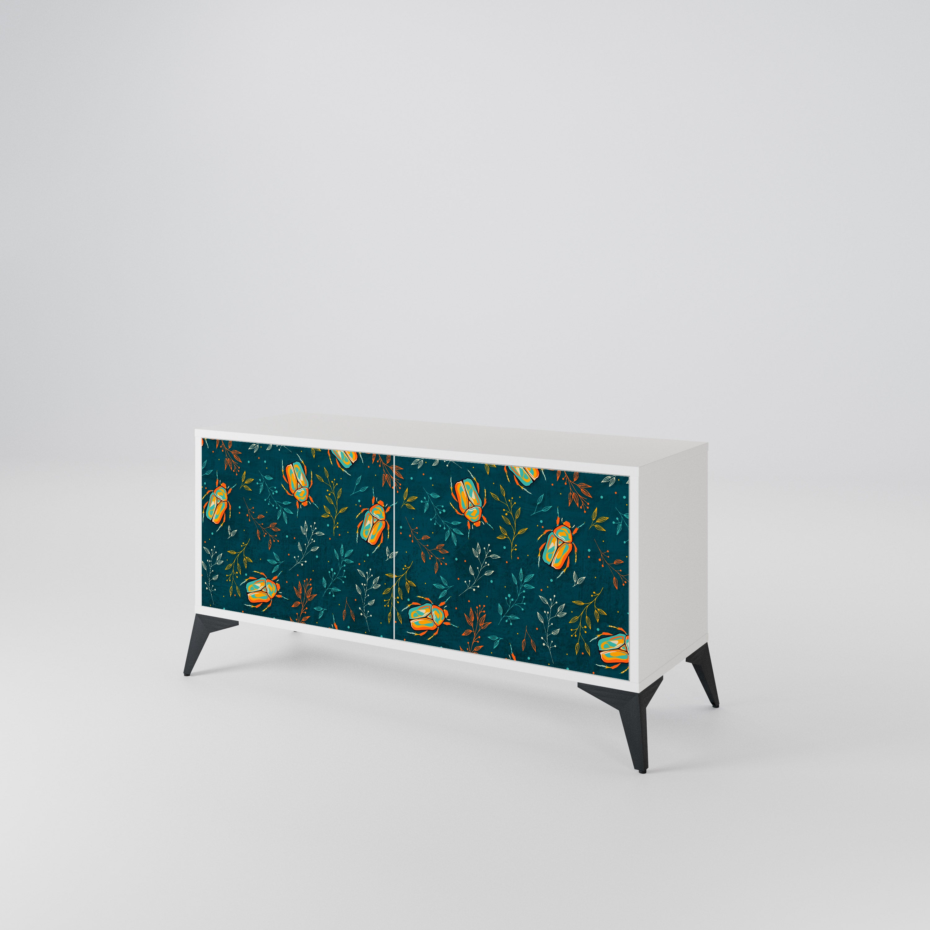 AUTUMN INSECTS Compact 2-Door TV Cabinet