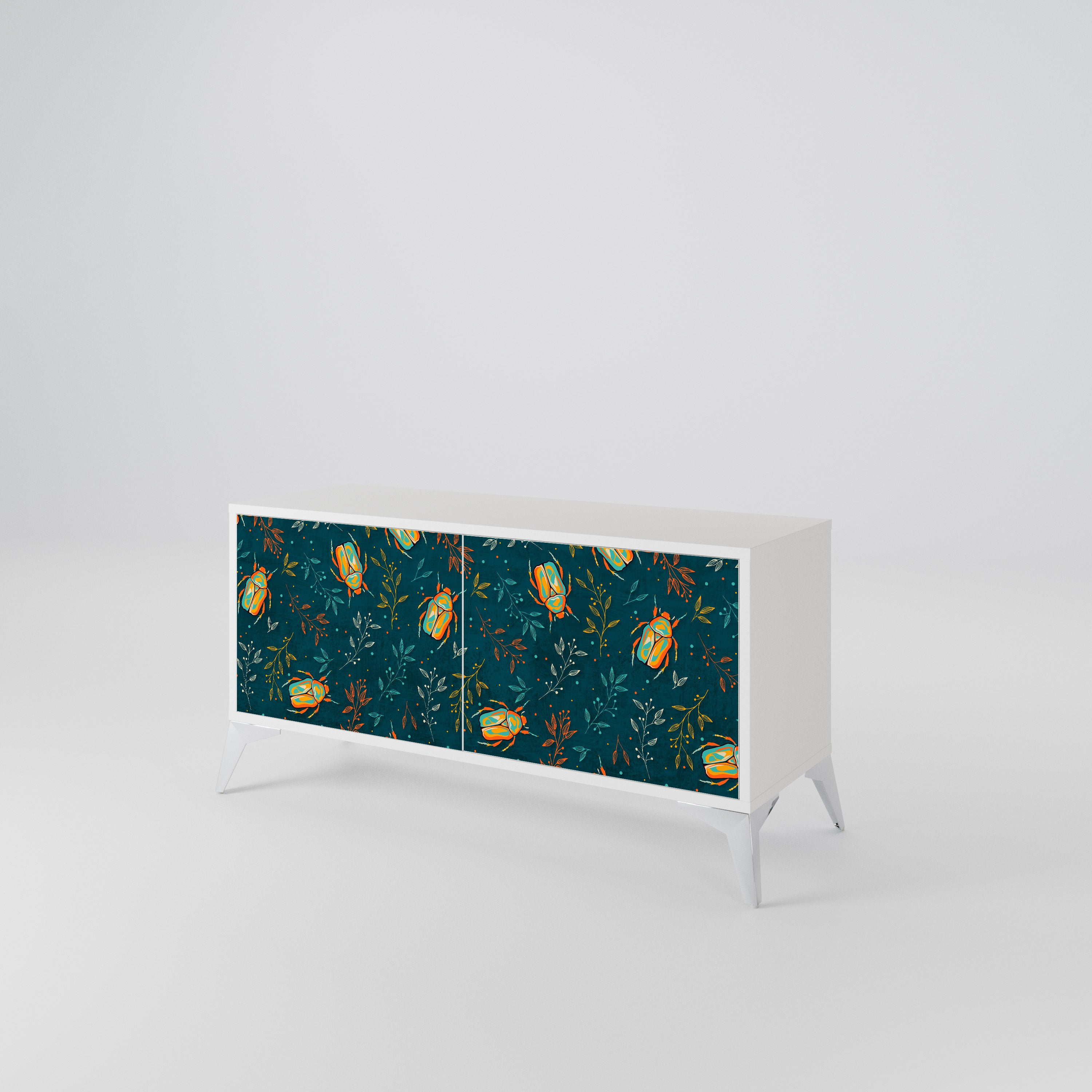 AUTUMN INSECTS Compact 2-Door TV Cabinet