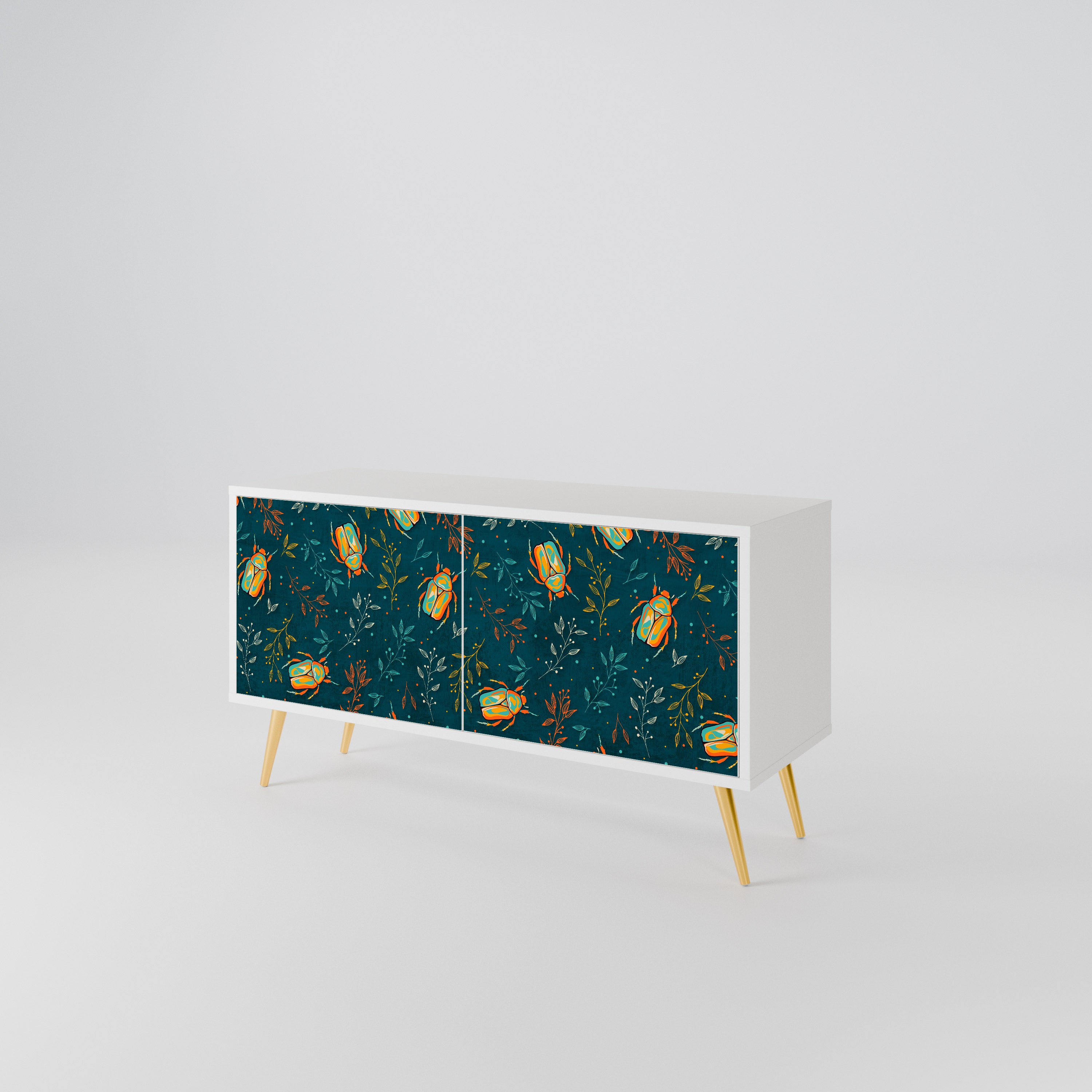 AUTUMN INSECTS Compact 2-Door TV Cabinet