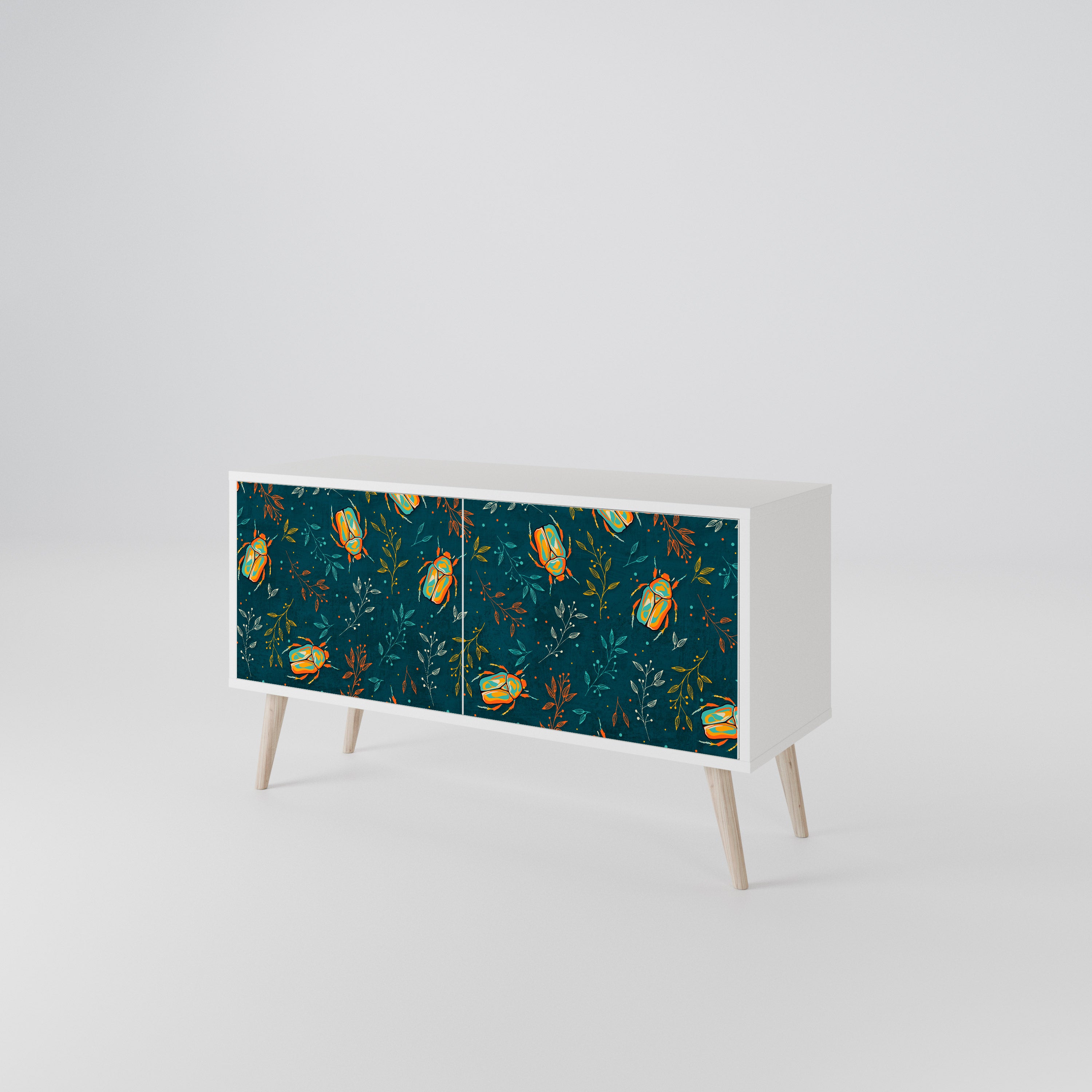 AUTUMN INSECTS Compact 2-Door TV Cabinet