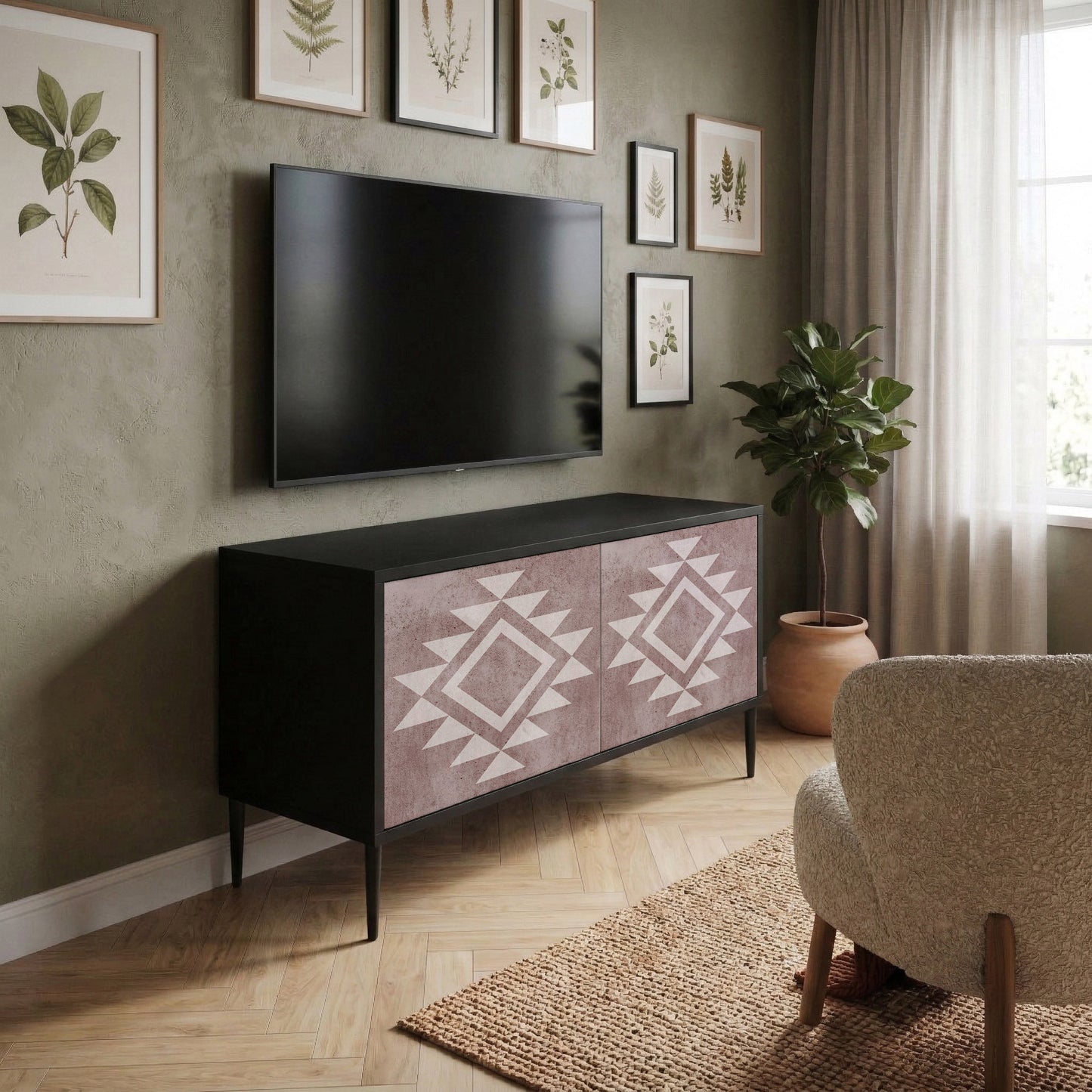 MARVEL MOSAIC Compact 2-Door TV Cabinet