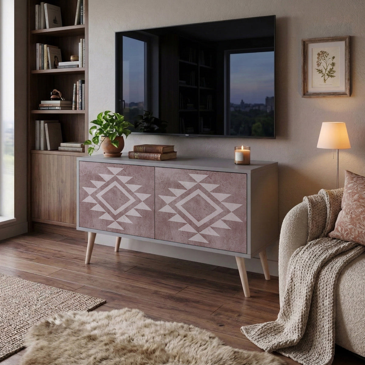 MARVEL MOSAIC Compact 2-Door TV Cabinet