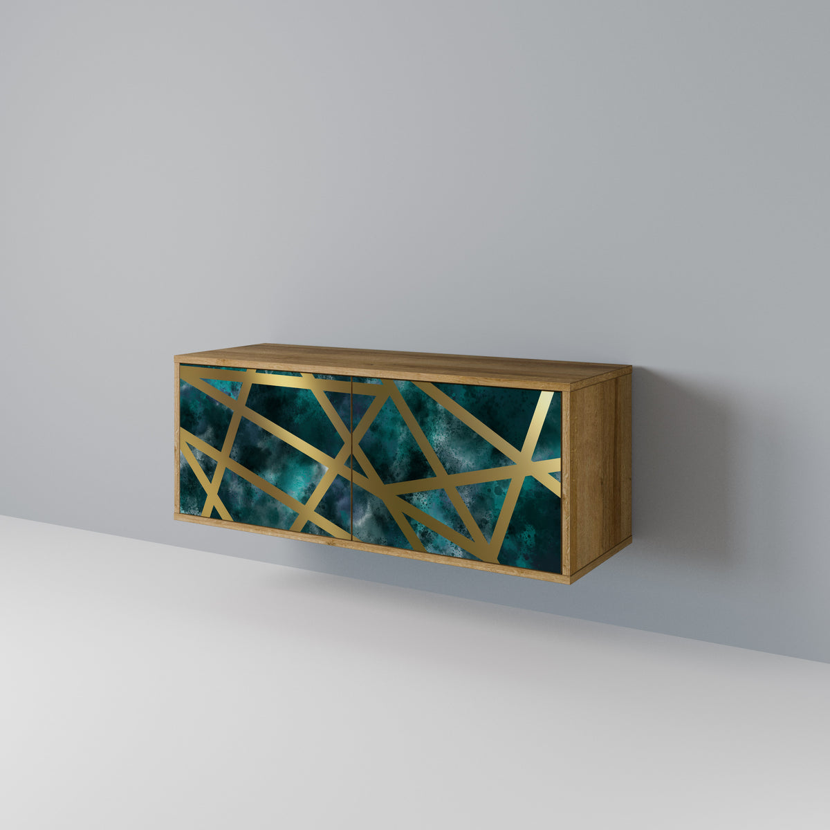 THE LABYRINTH OF GOLD Compact 2-Door TV Cabinet