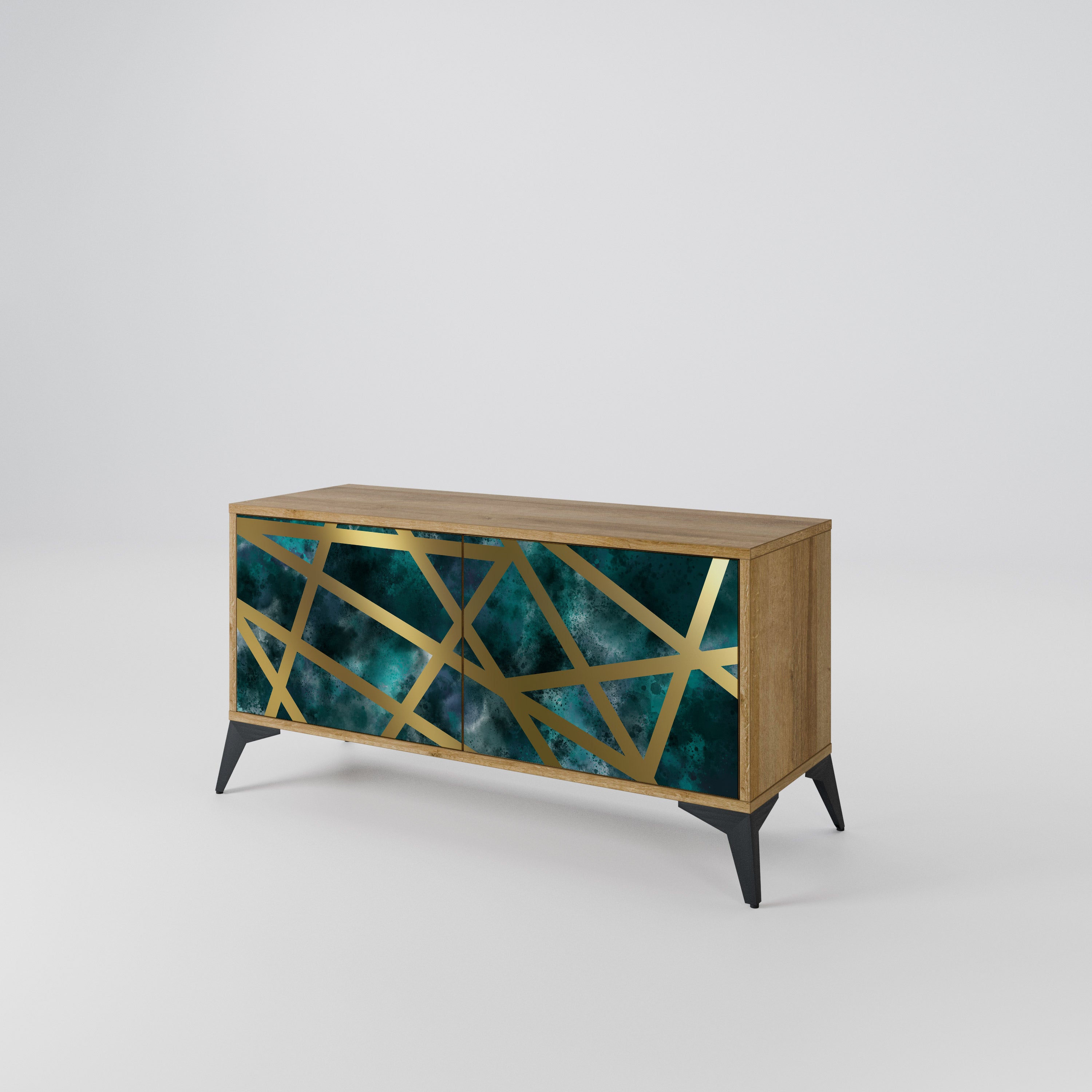 THE LABYRINTH OF GOLD Compact 2-Door TV Cabinet