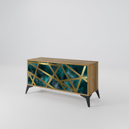THE LABYRINTH OF GOLD Compact 2-Door TV Cabinet