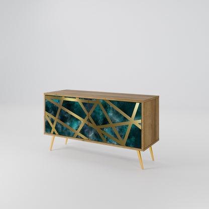 THE LABYRINTH OF GOLD Compact 2-Door TV Cabinet