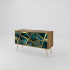 THE LABYRINTH OF GOLD Compact 2-Door TV Cabinet