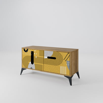 SHAPESHIFT SYMPHONY Compact 2-Door TV Cabinet