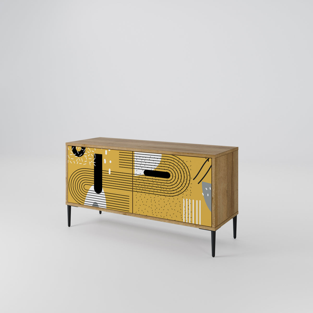 SHAPESHIFT SYMPHONY Compact 2-Door TV Cabinet