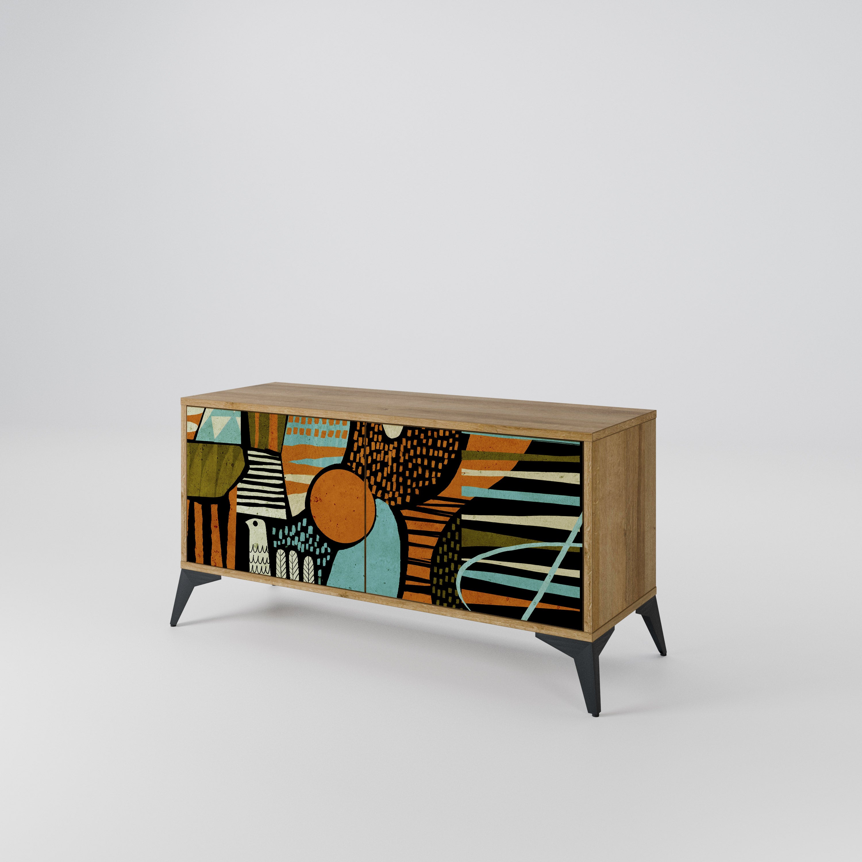GEODE GLIMMER Compact 2-Door TV Cabinet