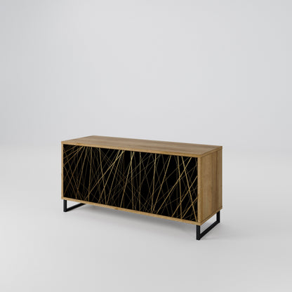 BRIGHT MESH Compact 2-Door TV Cabinet