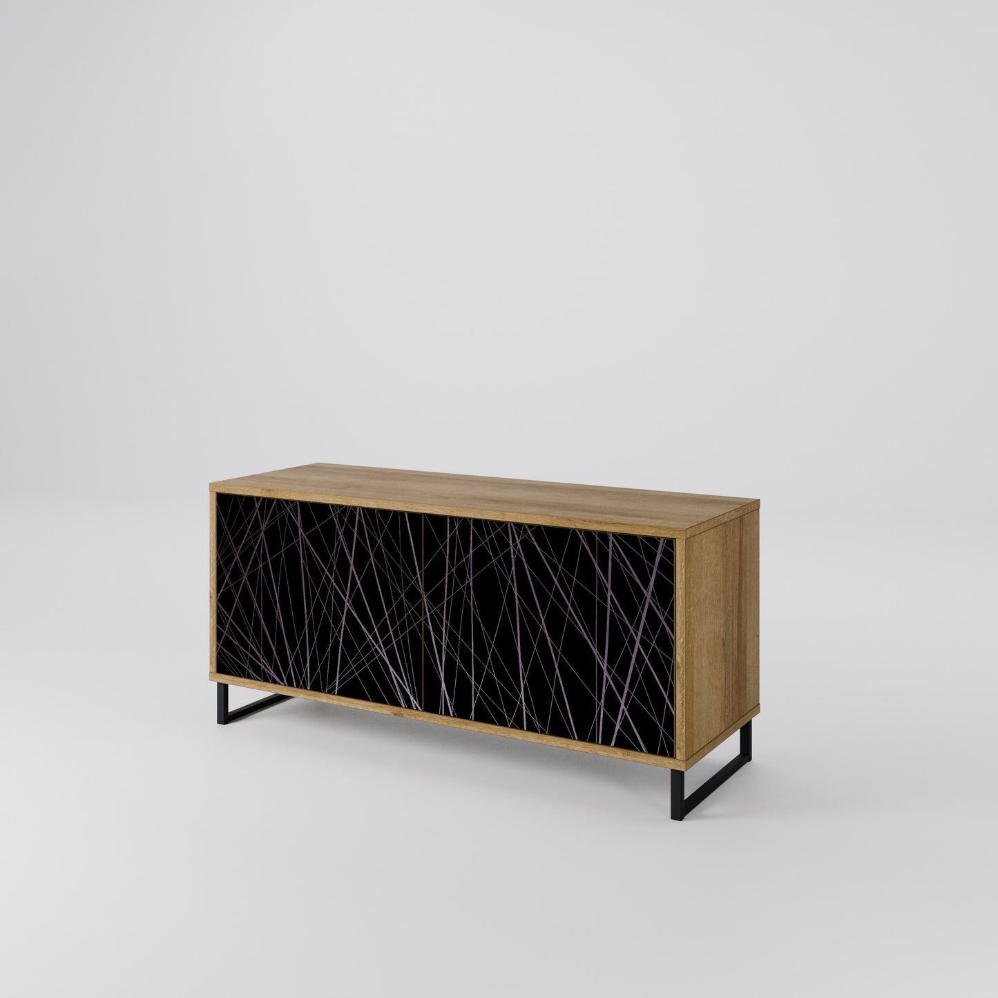 SHIMMER SPIDERGRAM Compact 2-Door TV Cabinet