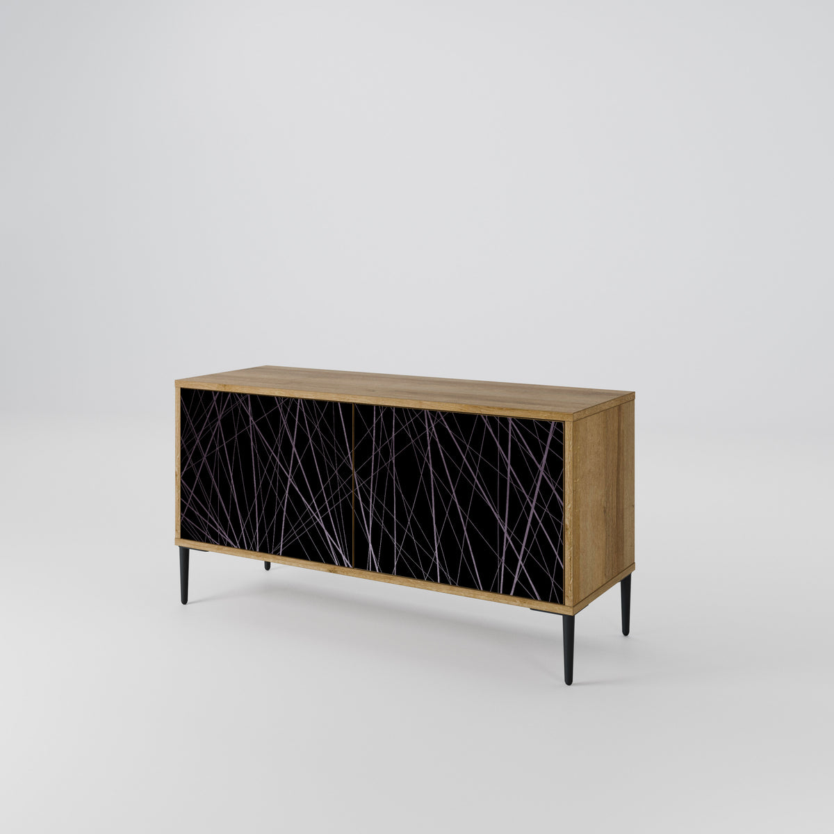 SHIMMER SPIDERGRAM Compact 2-Door TV Cabinet