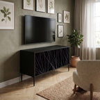 SHIMMER SPIDERGRAM Compact 2-Door TV Cabinet