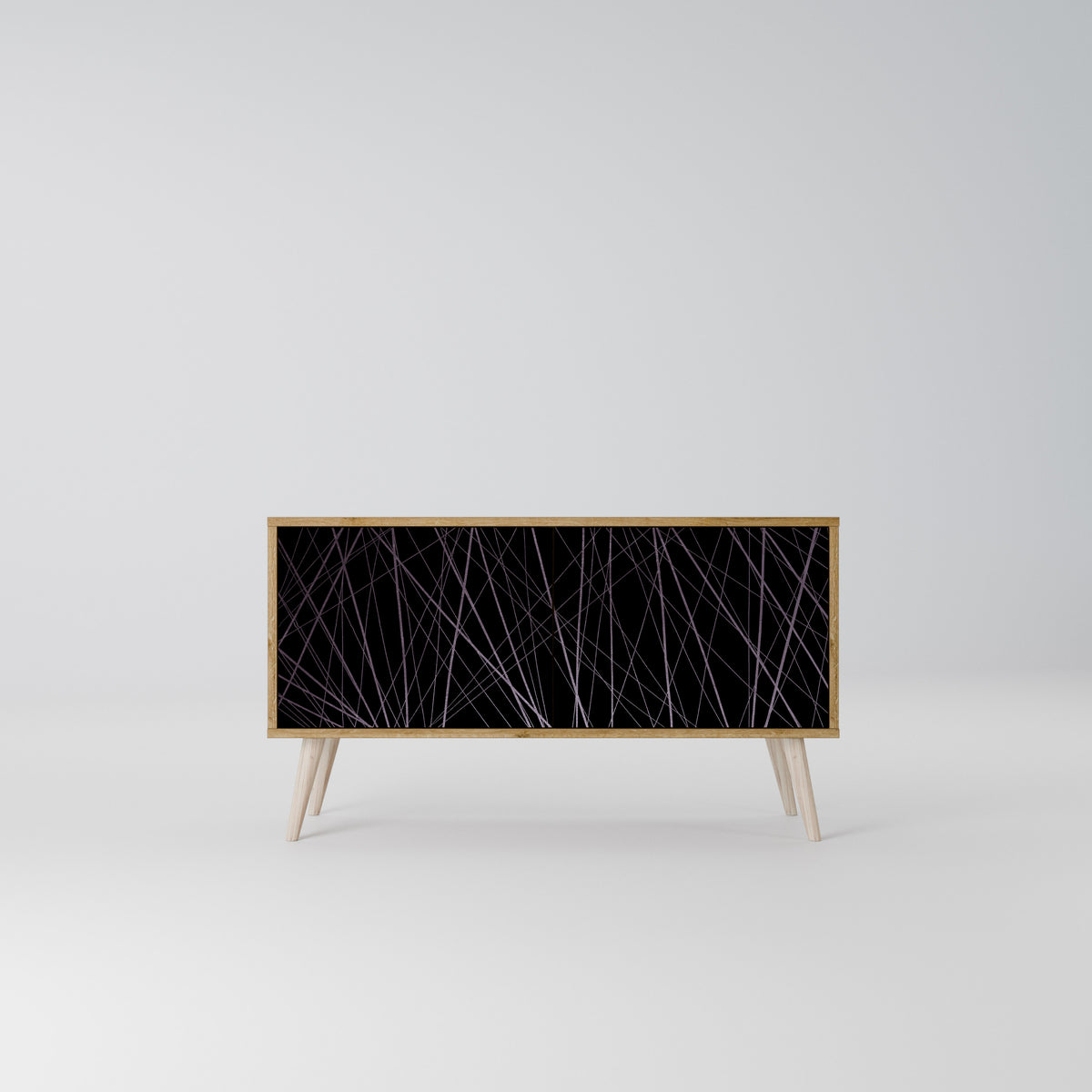 SHIMMER SPIDERGRAM Compact 2-Door TV Cabinet
