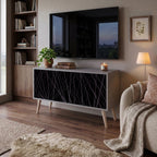 SHIMMER SPIDERGRAM Compact 2-Door TV Cabinet