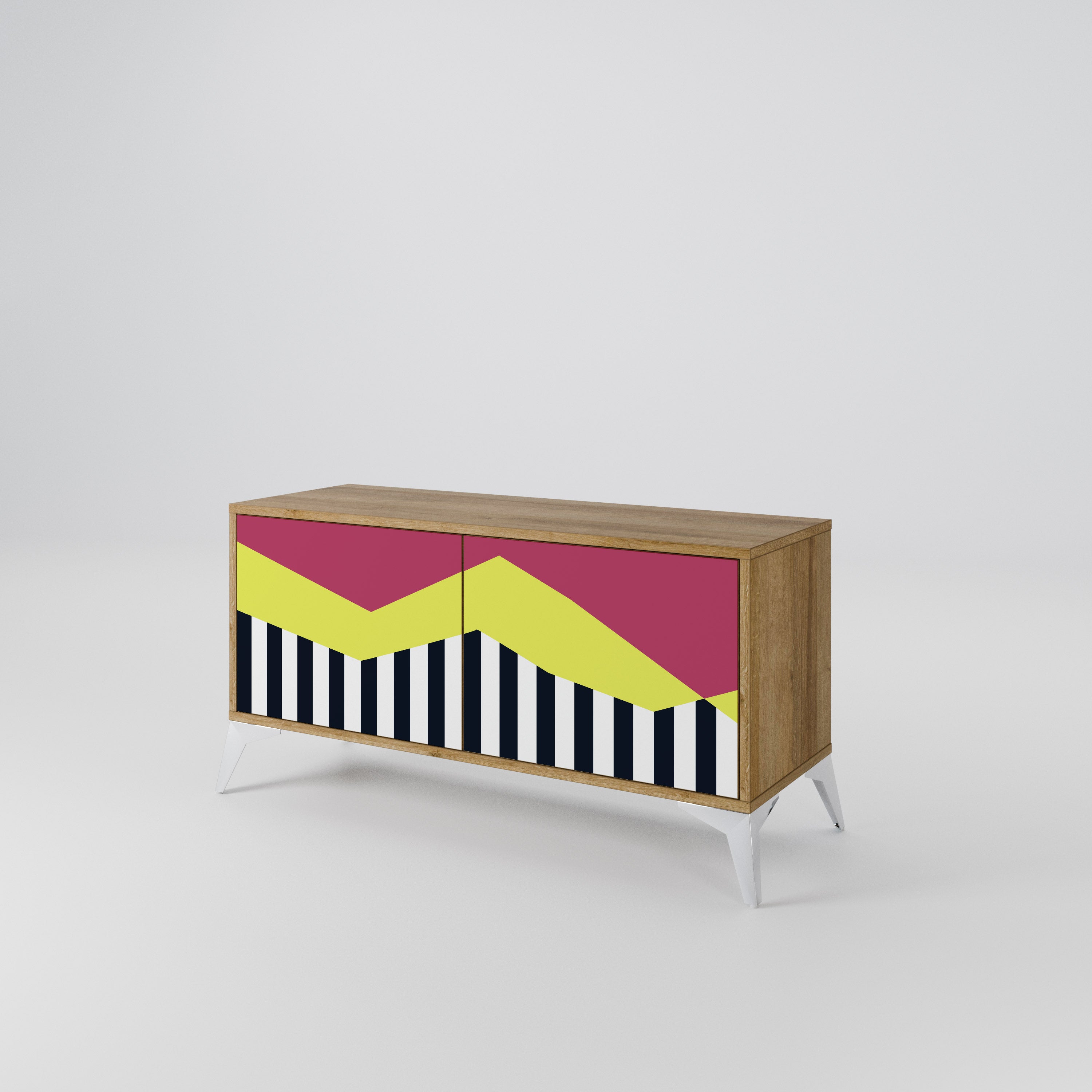 PIANO FANTASY Compact 2-Door TV Cabinet