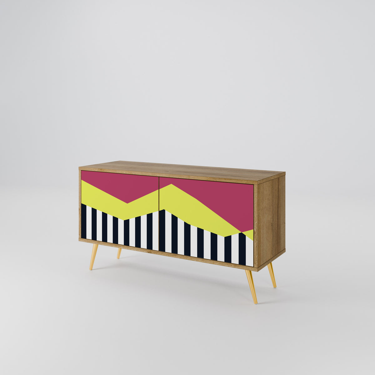 PIANO FANTASY Compact 2-Door TV Cabinet