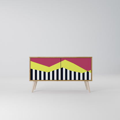 PIANO FANTASY Compact 2-Door TV Cabinet