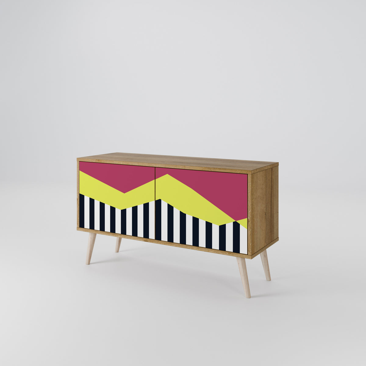 PIANO FANTASY Compact 2-Door TV Cabinet