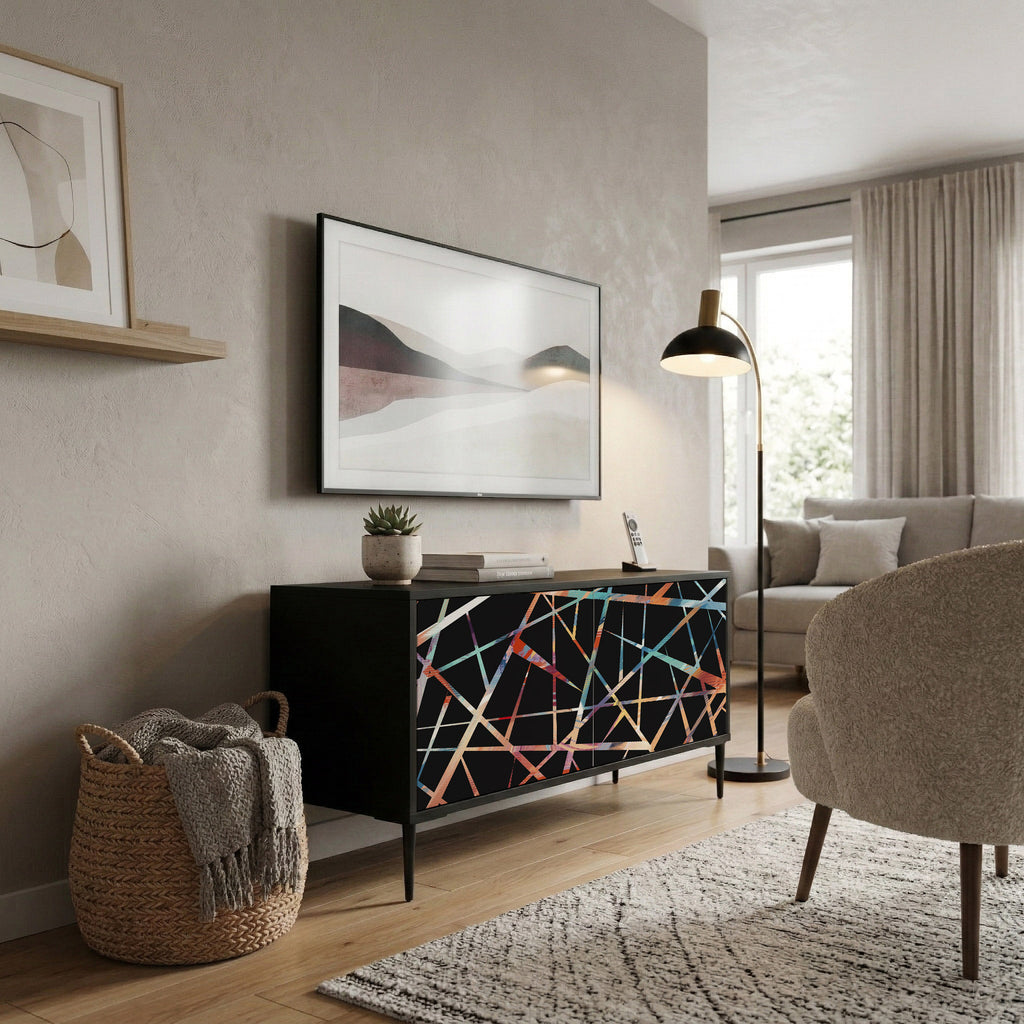 POLYGON VERVE Compact 2-Door TV Cabinet