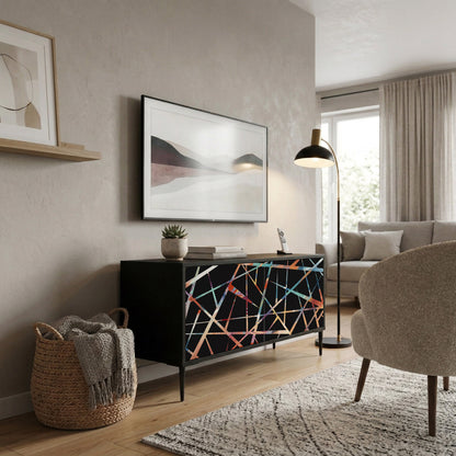 POLYGON VERVE Compact 2-Door TV Cabinet