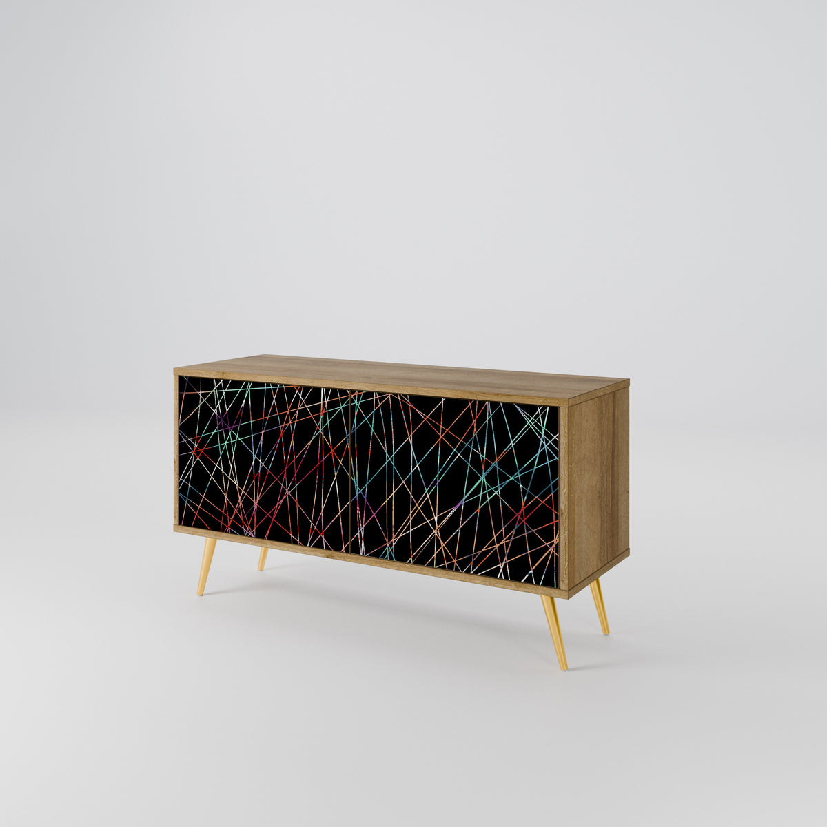 LUMINOUS SNARE Compact 2-Door TV Cabinet