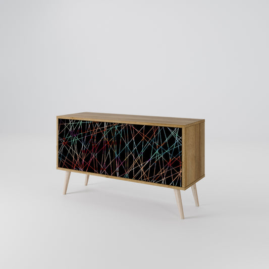 LUMINOUS SNARE Compact 2-Door TV Cabinet