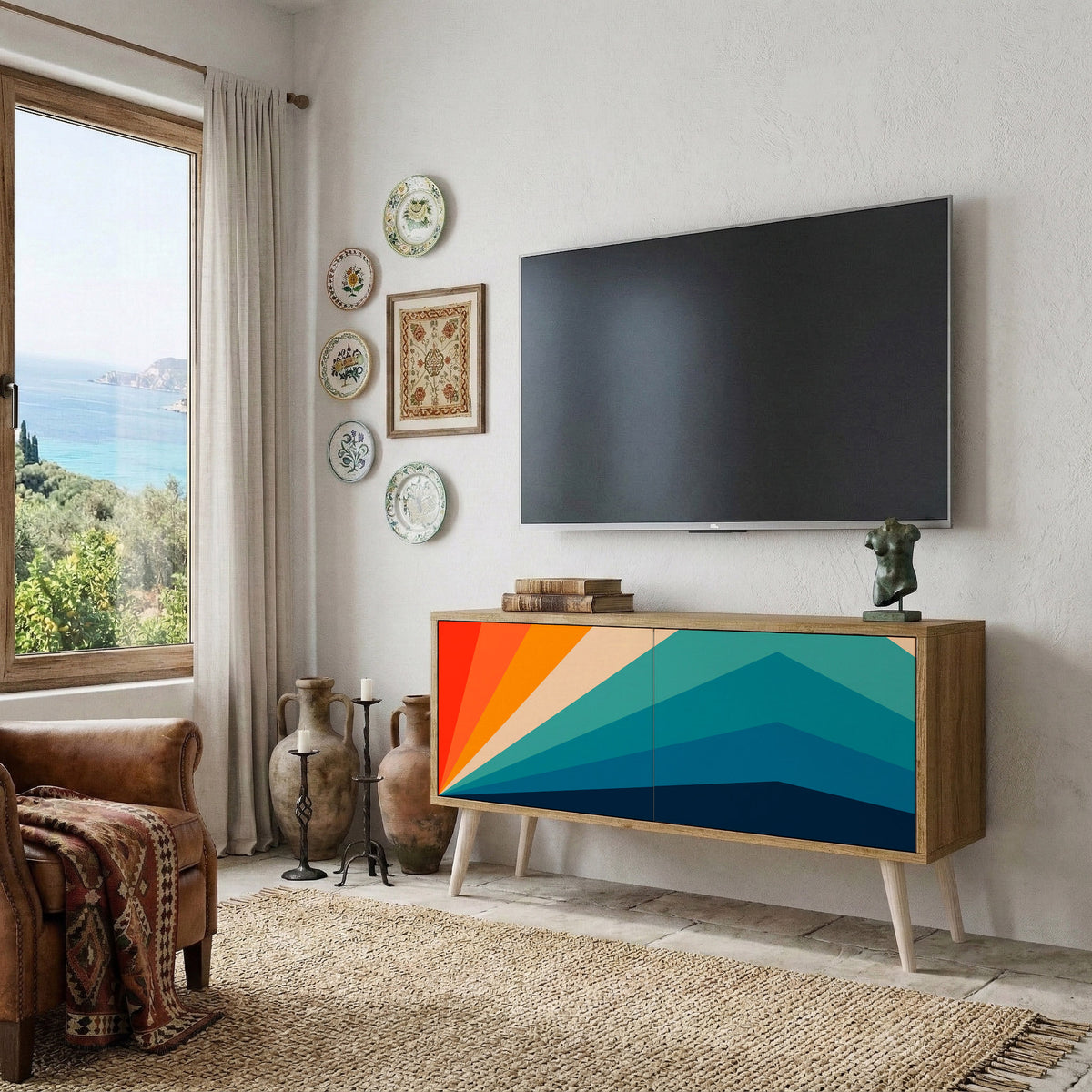 PRISM CONCUSSION Compact 2-Door TV Cabinet