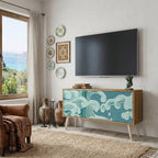 ASIAN SWAY Compact 2-Door TV Cabinet