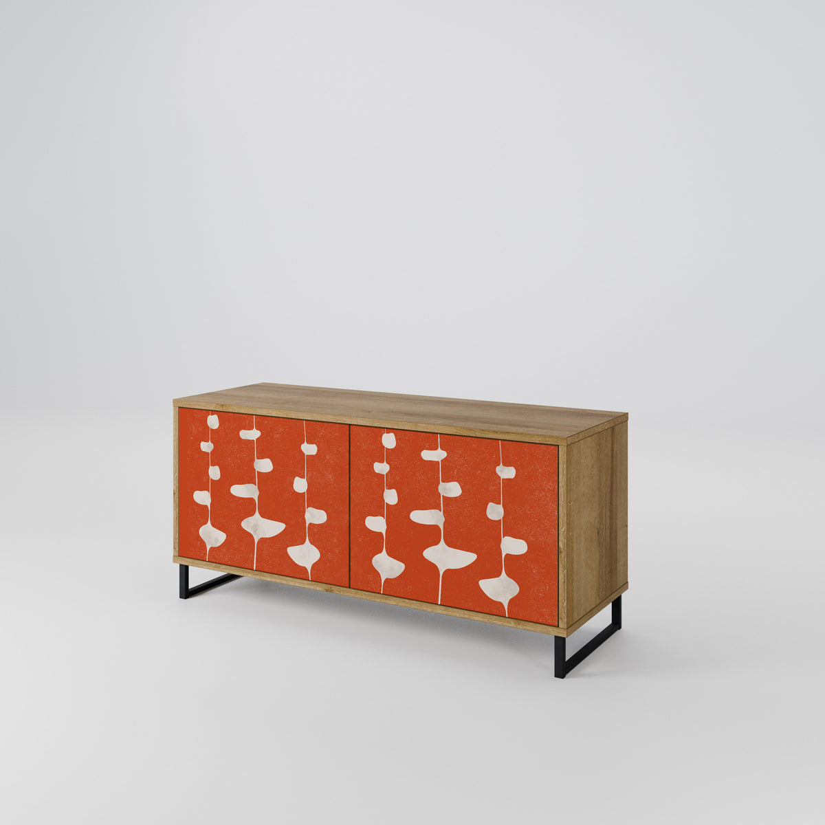 COURAGE MOLD Compact 2-Door TV Cabinet