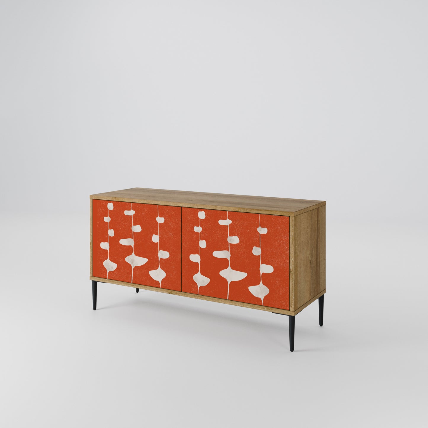 COURAGE MOLD Compact 2-Door TV Cabinet