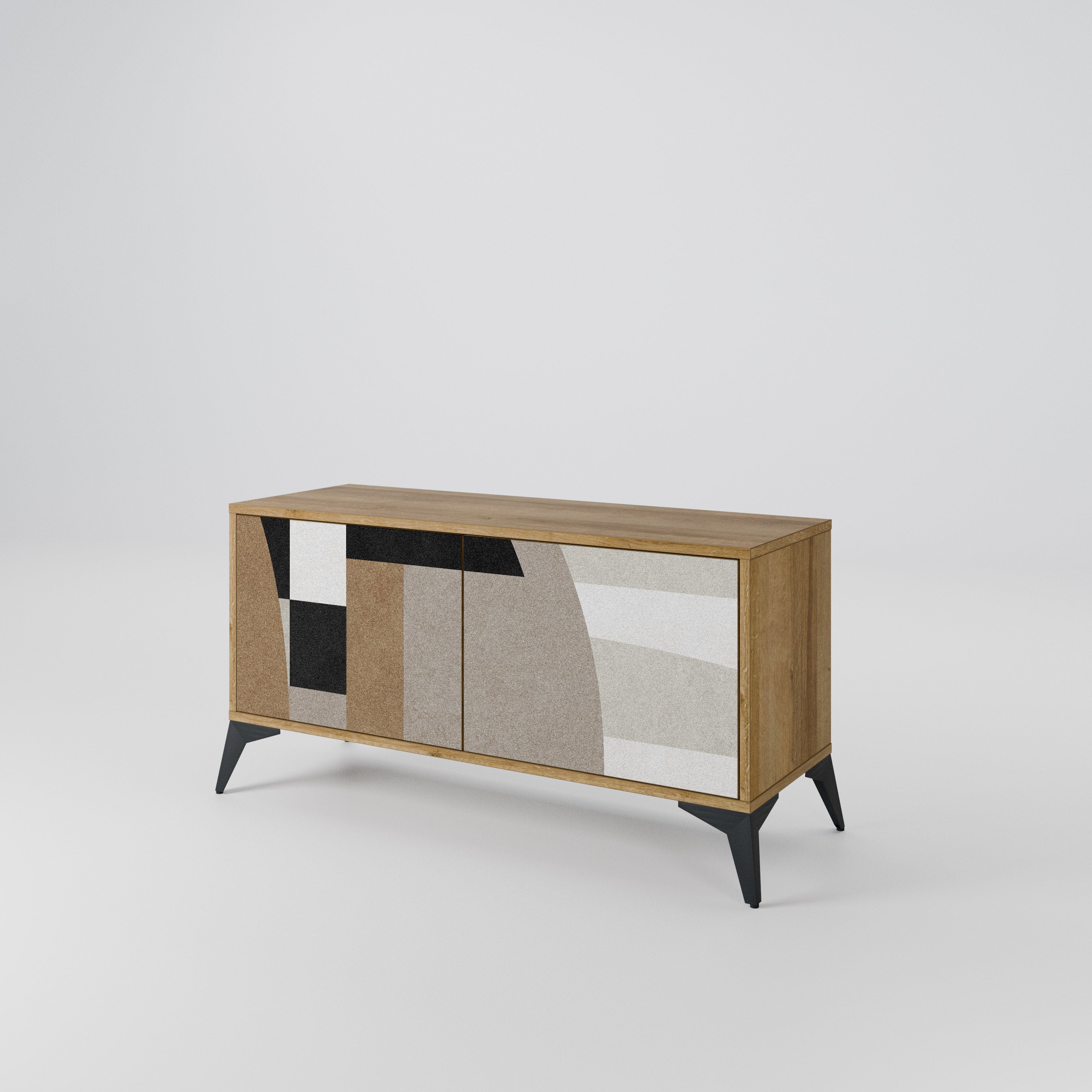 DELICATE MEMENTO Compact 2-Door TV Cabinet