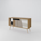 DELICATE MEMENTO Compact 2-Door TV Cabinet